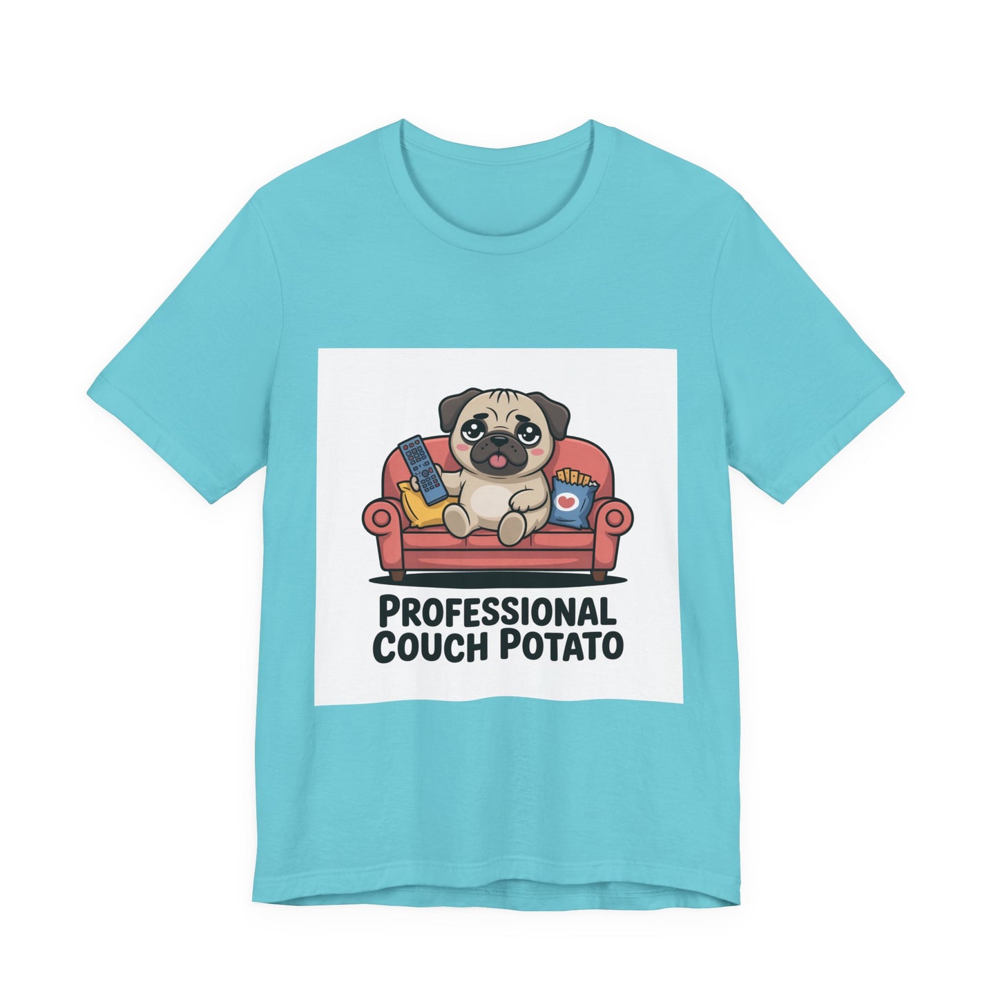Professional Couch Potato - Funny Pug T-Shirt for Dog Lovers