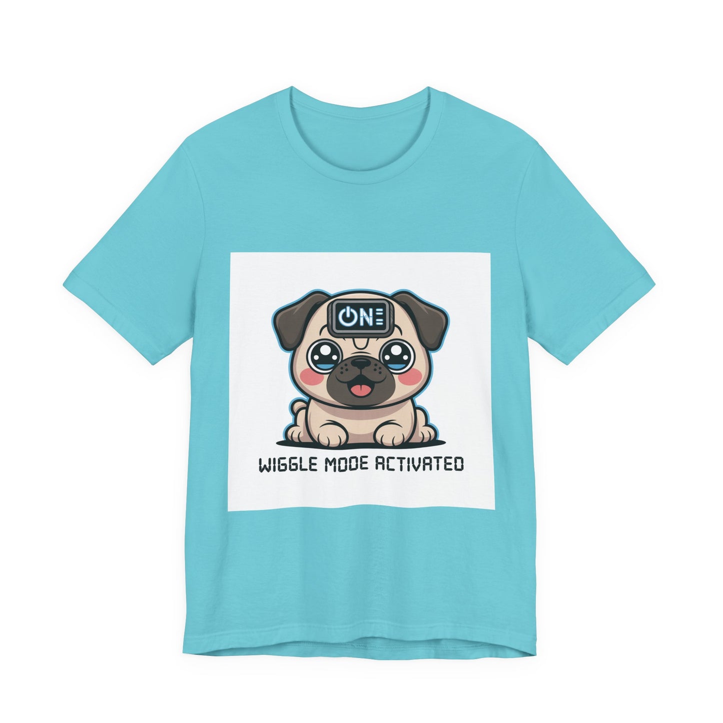 Wiggle Mode Activated - Funny Pug T-Shirt for Dog Lovers