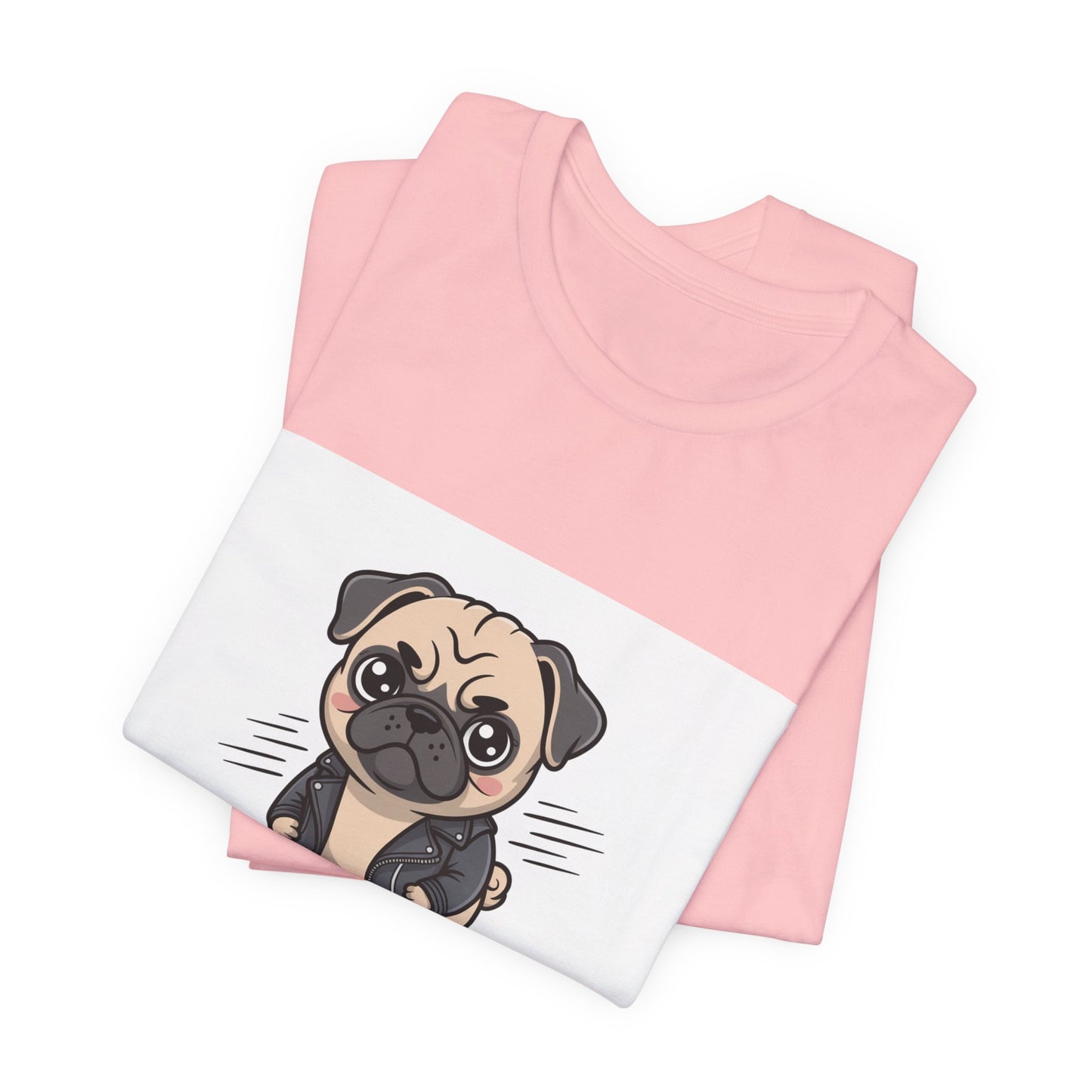 Born To Wiggle Forced To Walk - Funny Pug T-Shirt for Dog Lovers