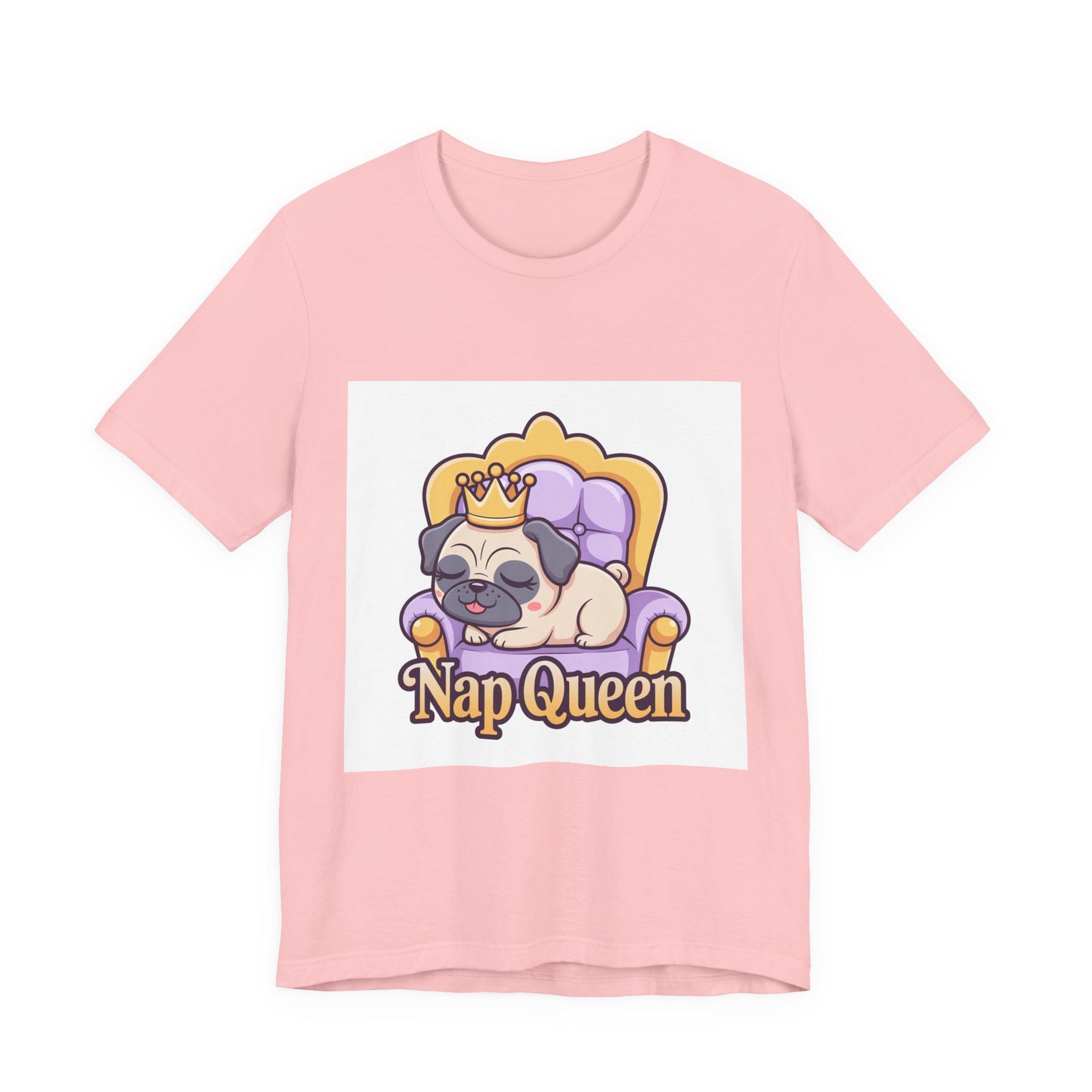 Nap Queen - Funny Pug T-Shirt for Dog Lovers