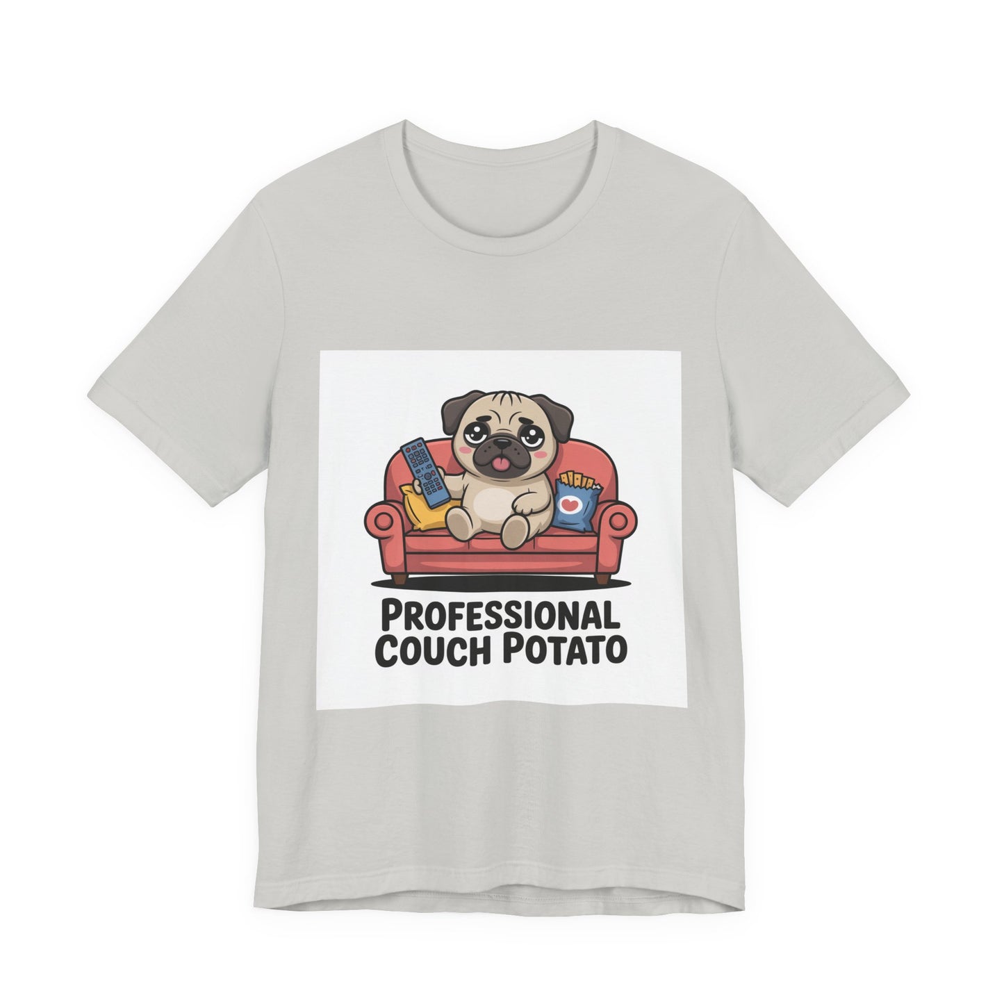 Professional Couch Potato - Funny Pug T-Shirt for Dog Lovers