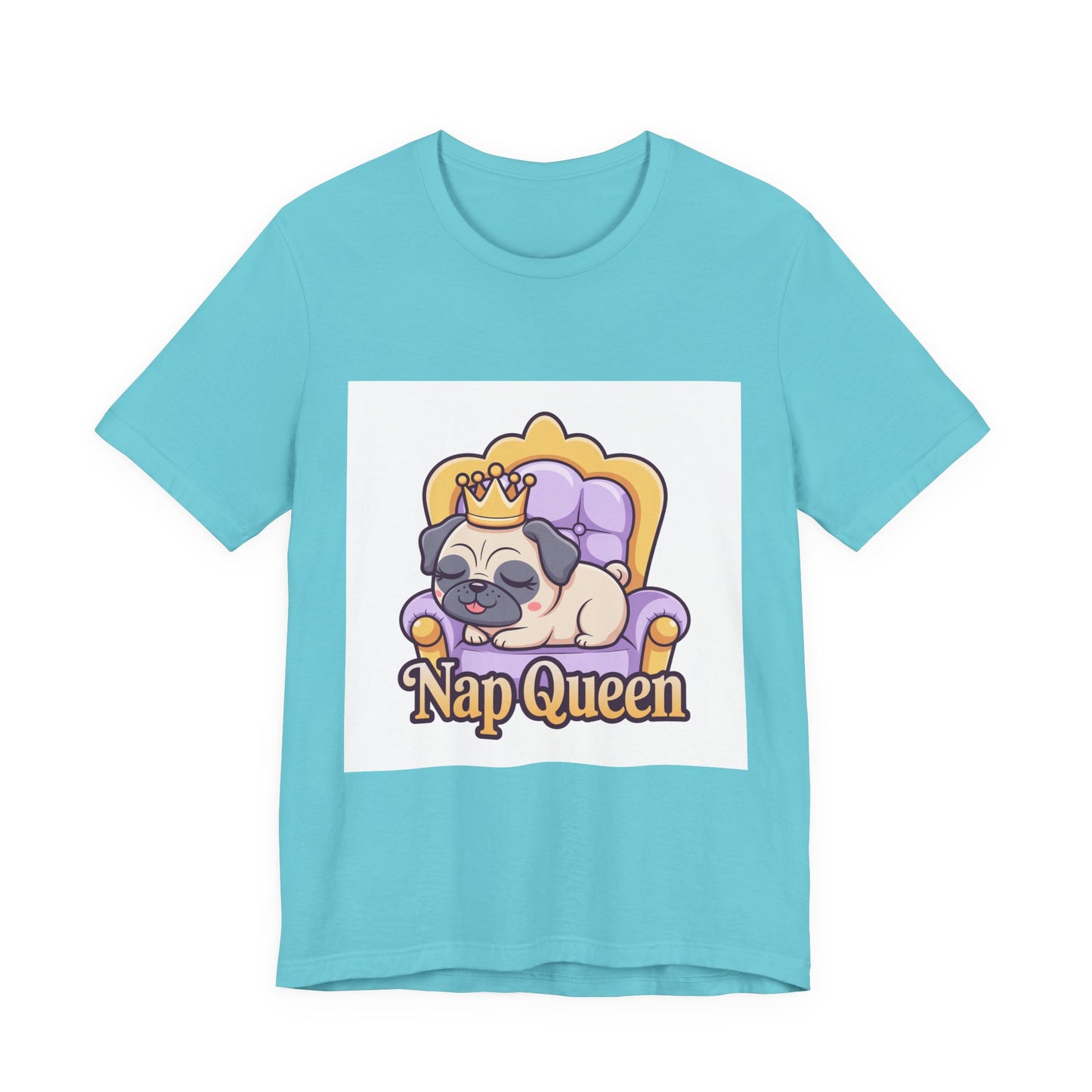 Nap Queen - Funny Pug T-Shirt for Dog Lovers