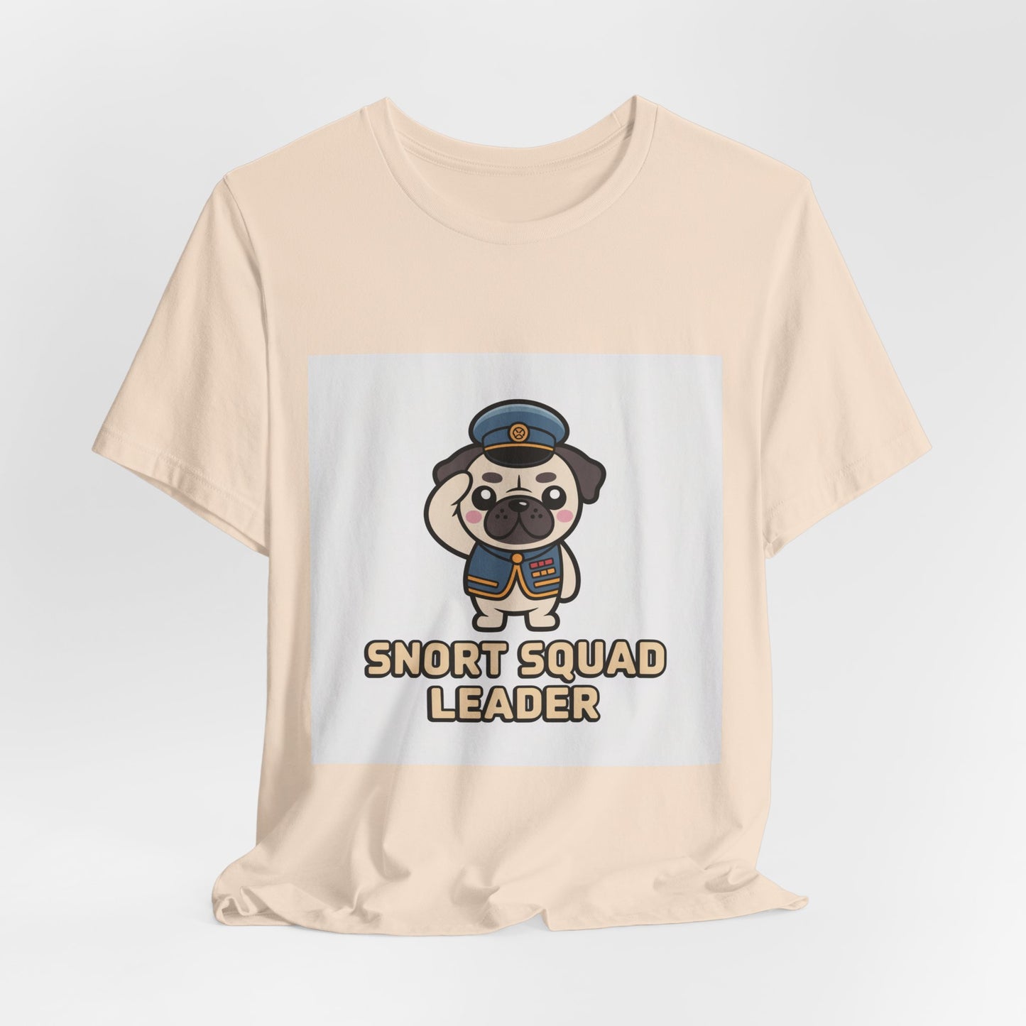 Snort Squad Leader - Funny Pug T-Shirt for Dog Lovers