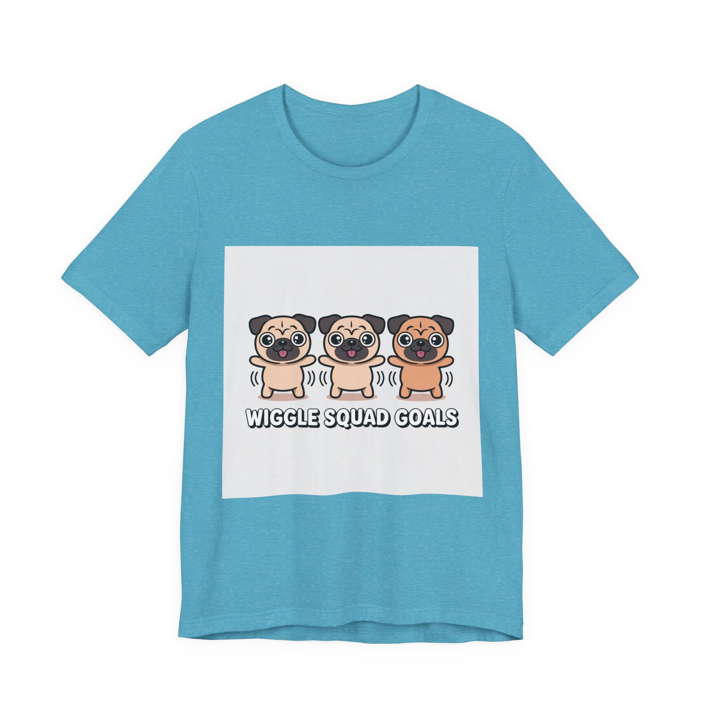 Wiggle Squad Goals - Funny Pug T-Shirt for Dog Lovers