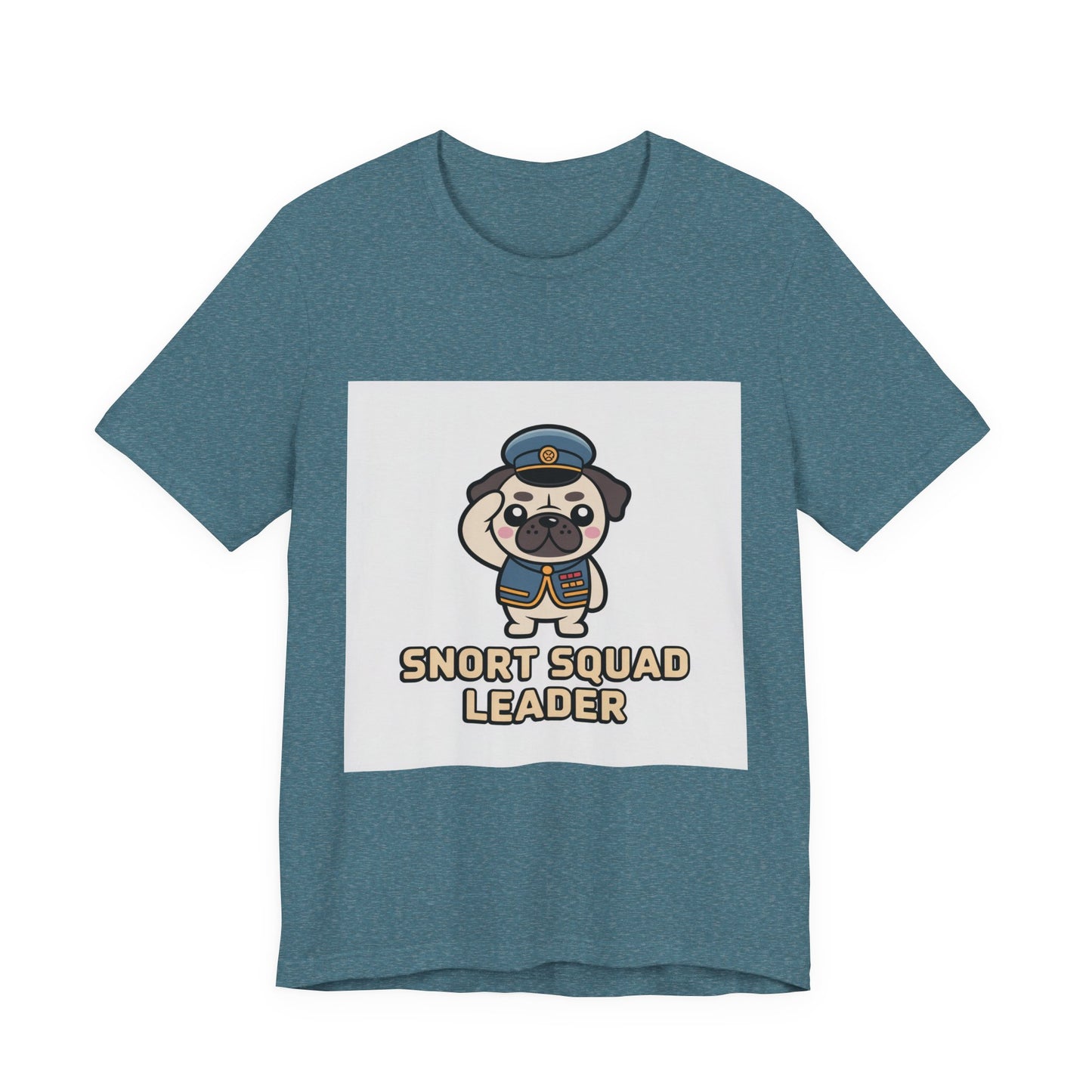 Snort Squad Leader - Funny Pug T-Shirt for Dog Lovers