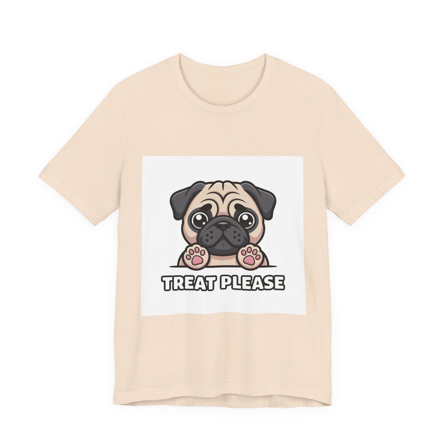 Treat Please - Funny Pug T-Shirt for Dog Lovers