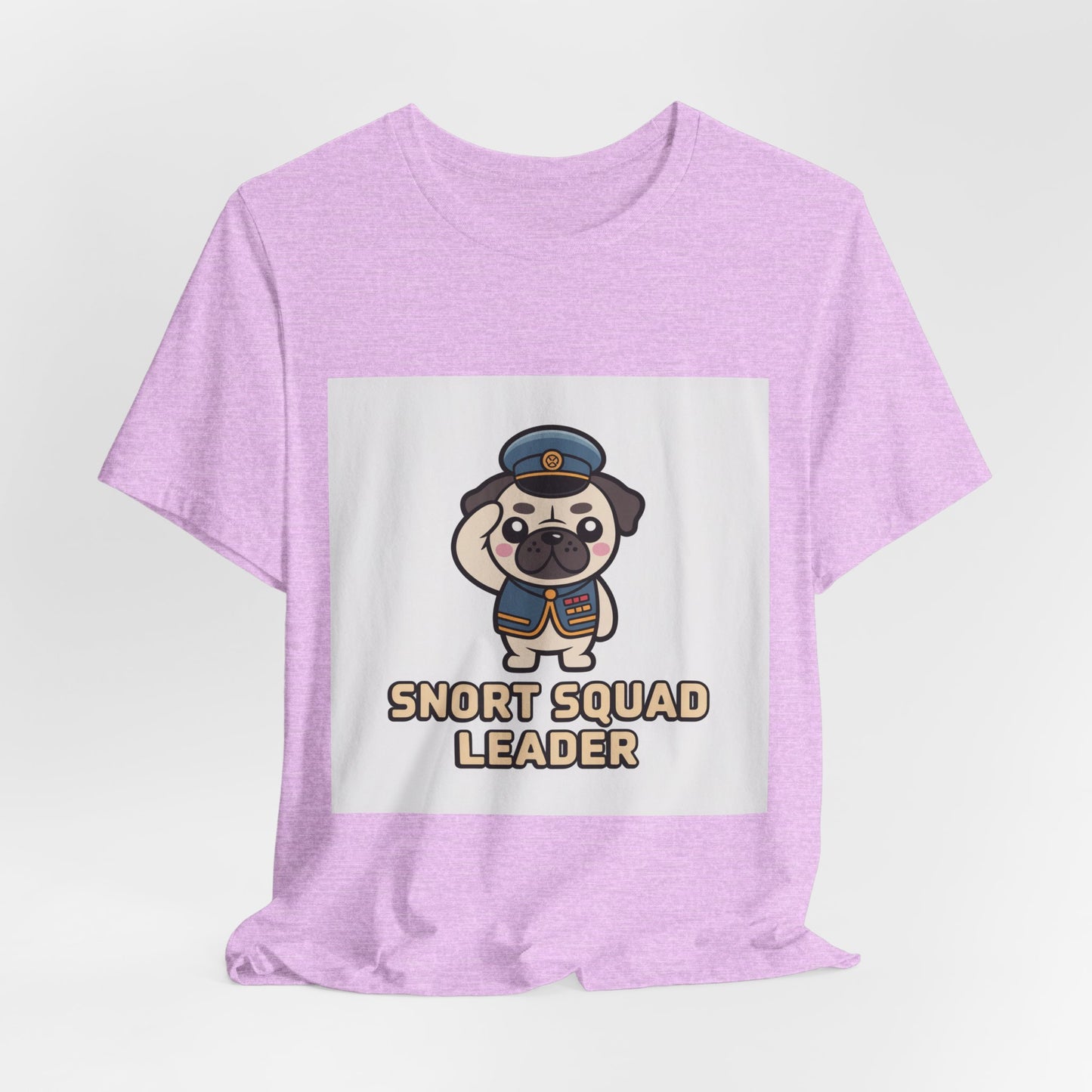 Snort Squad Leader - Funny Pug T-Shirt for Dog Lovers