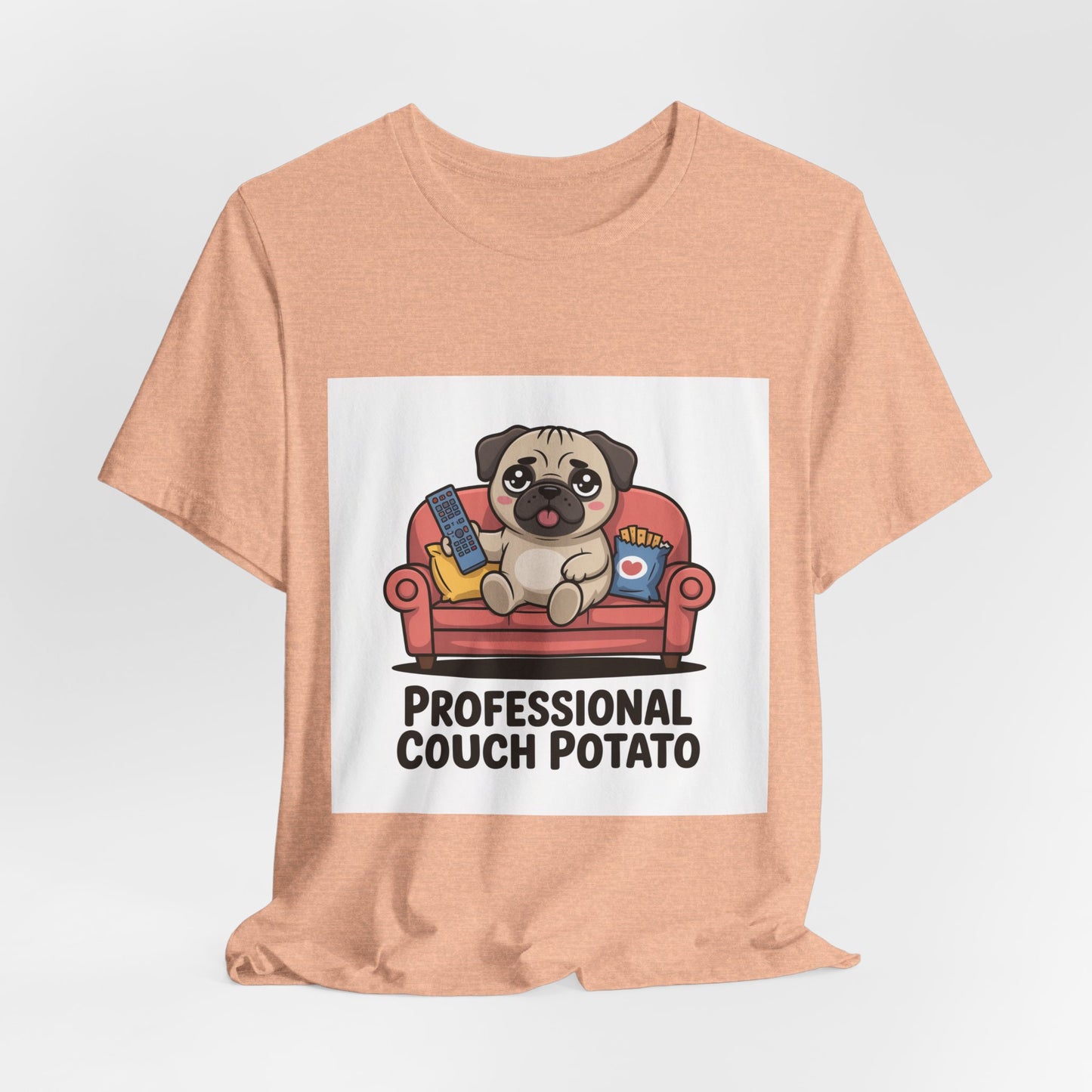 Professional Couch Potato - Funny Pug T-Shirt for Dog Lovers