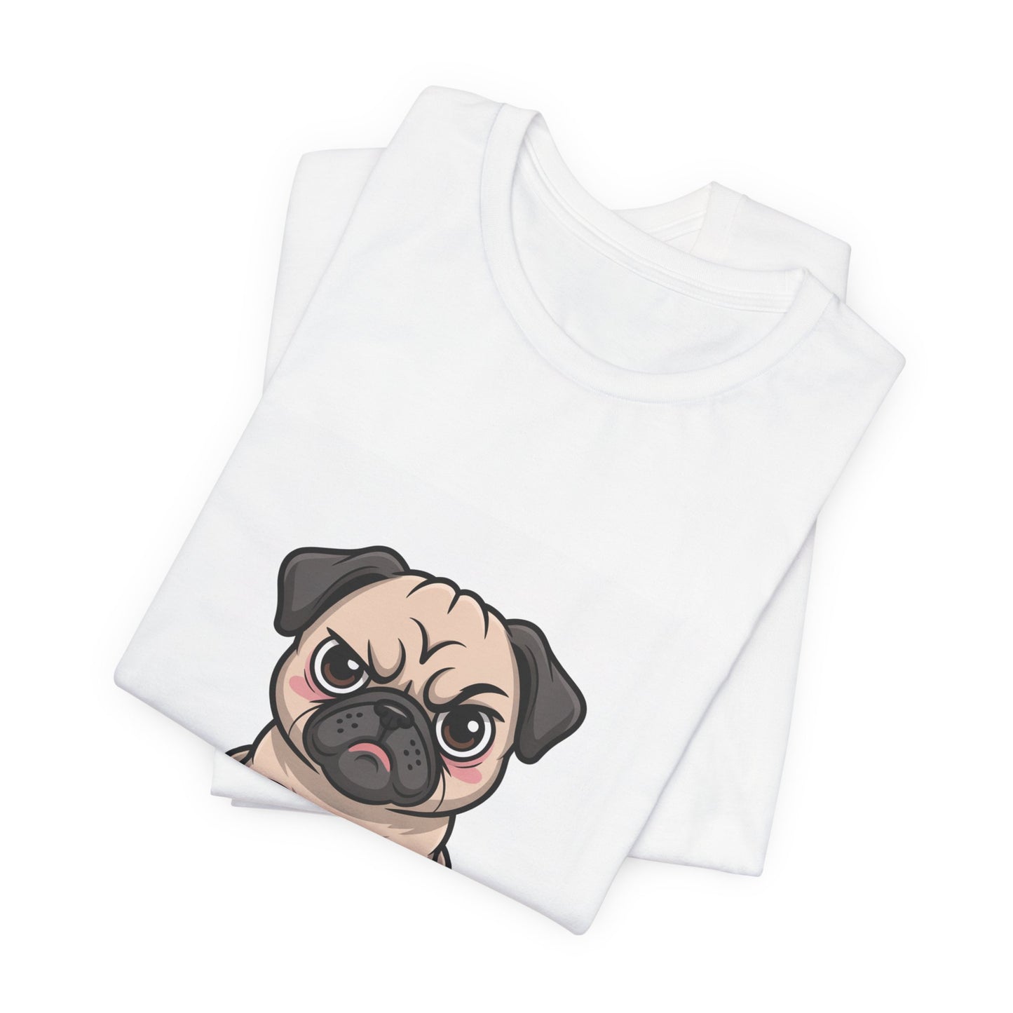 Resting Pug Face - Funny Pug T-Shirt for Dog Lovers