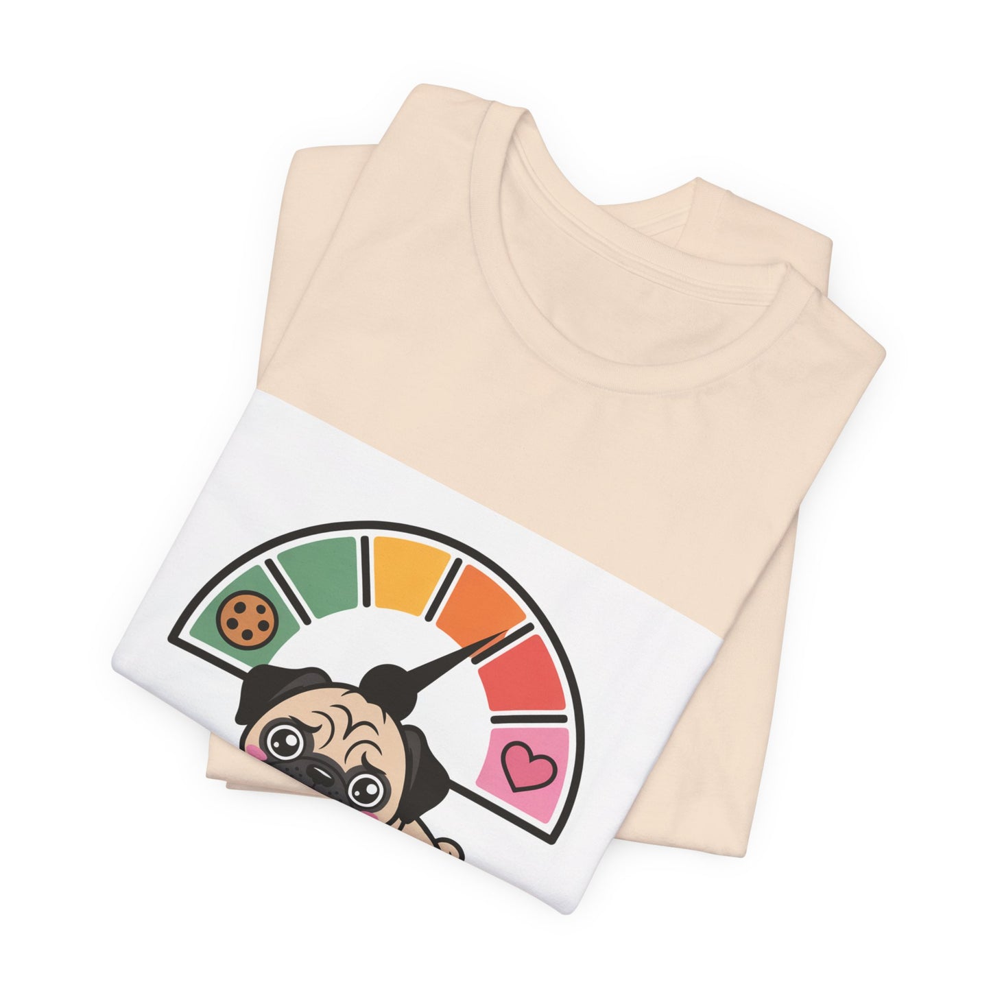 Fueled By Snacks And Cuddles - Funny Pug T-Shirt for Dog Lovers