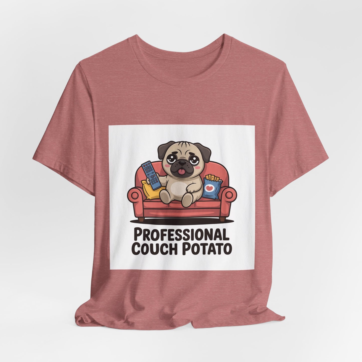 Professional Couch Potato - Funny Pug T-Shirt for Dog Lovers