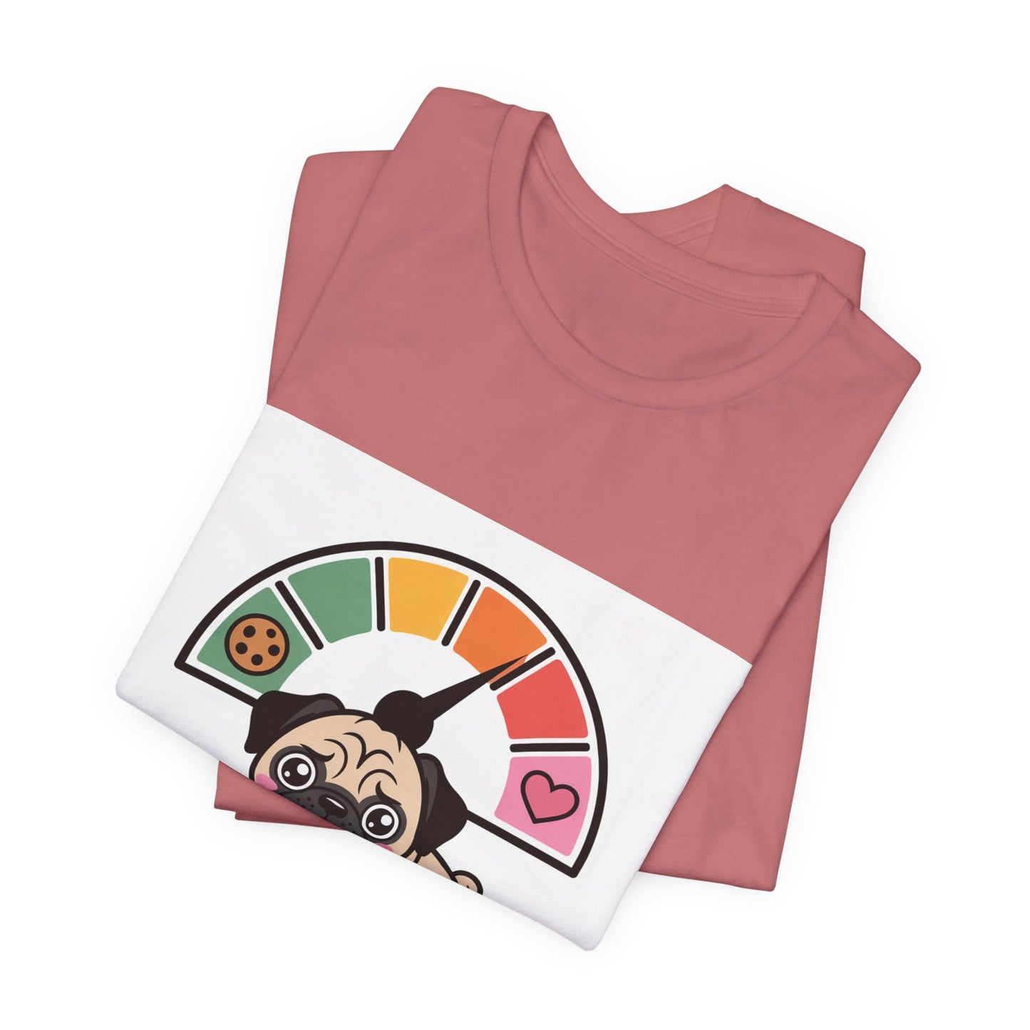 Fueled By Snacks And Cuddles - Funny Pug T-Shirt for Dog Lovers