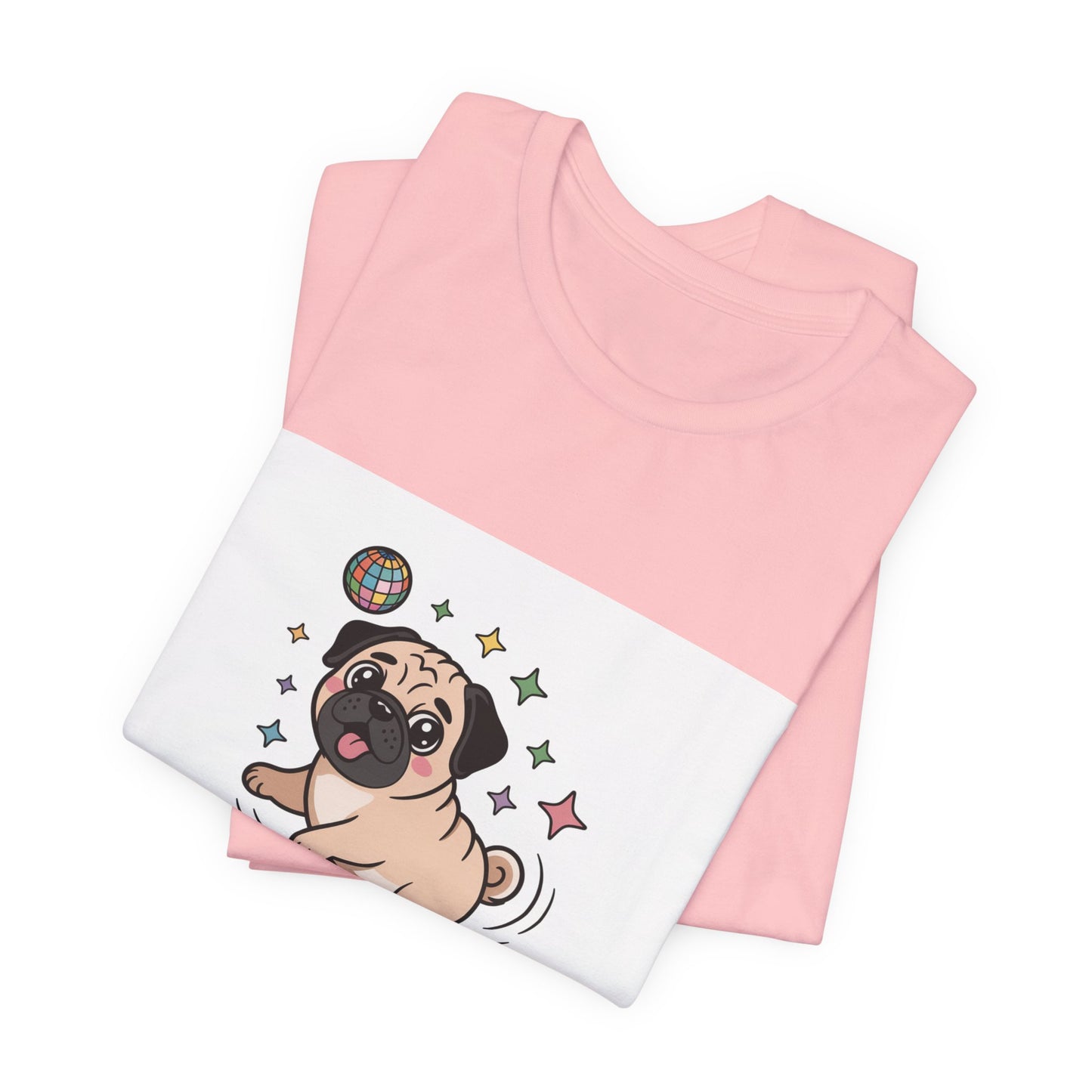 Can't Stop Won't Stop Wiggling - Funny Pug T-Shirt for Dog Lovers