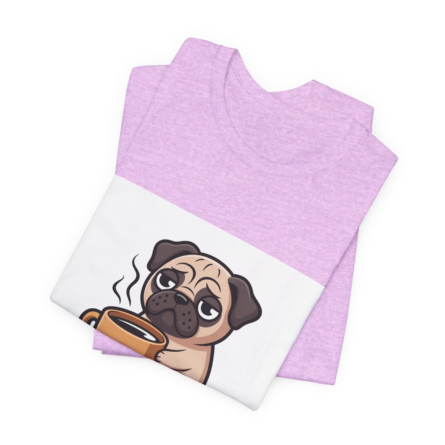 Coffee First Walkies Later - Funny Pug T-Shirt for Dog Lovers