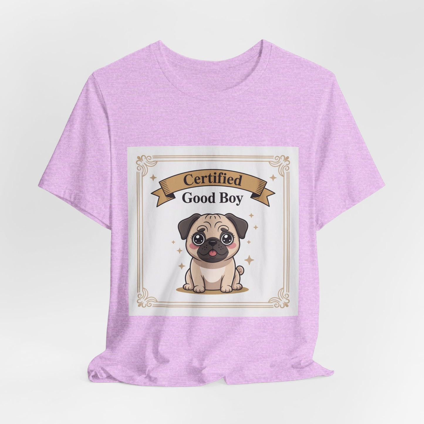 Certified Good Boy - Funny Pug T-Shirt for Dog Lovers