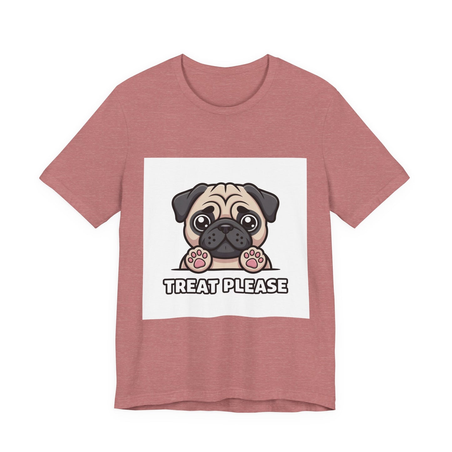 Treat Please - Funny Pug T-Shirt for Dog Lovers