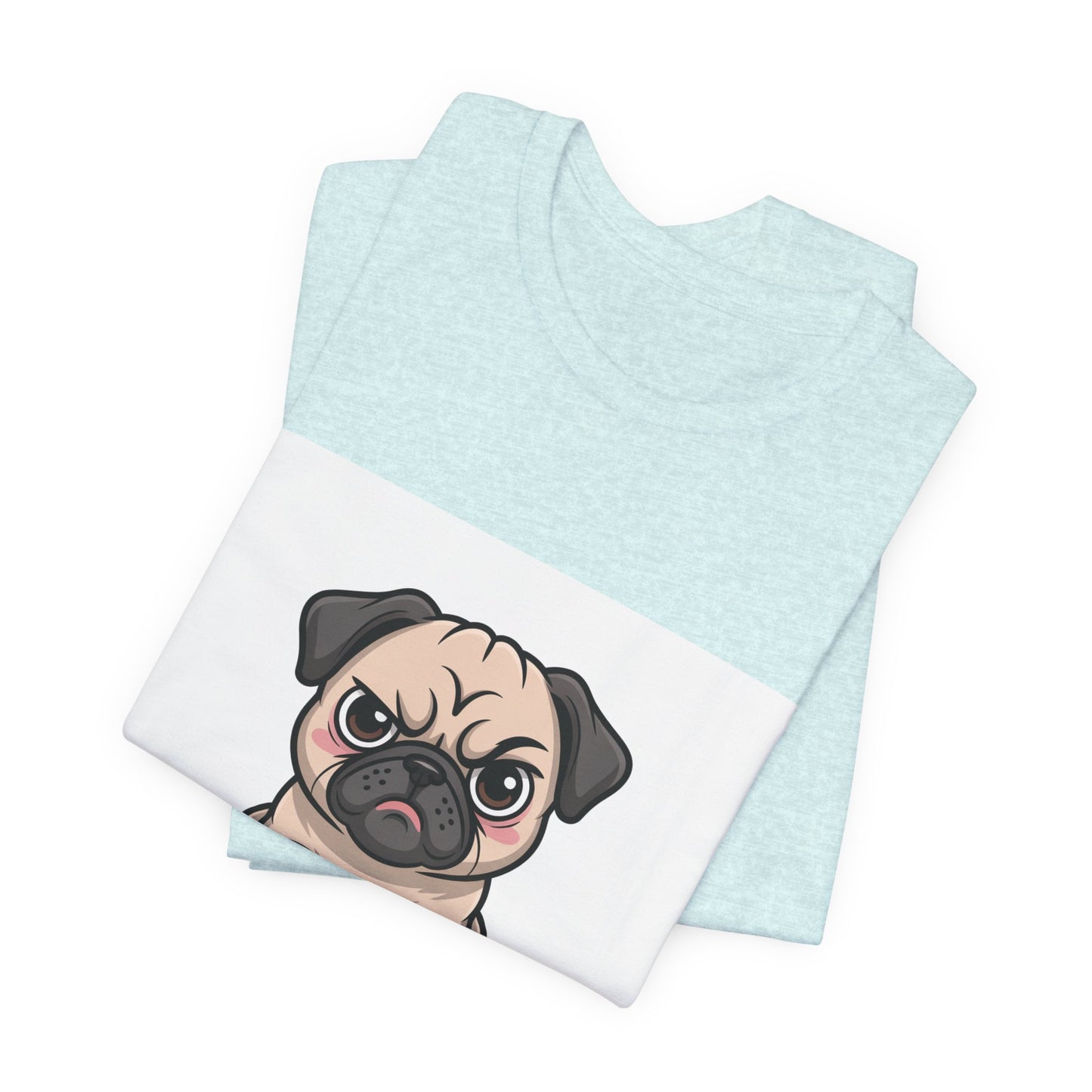 Resting Pug Face - Funny Pug T-Shirt for Dog Lovers