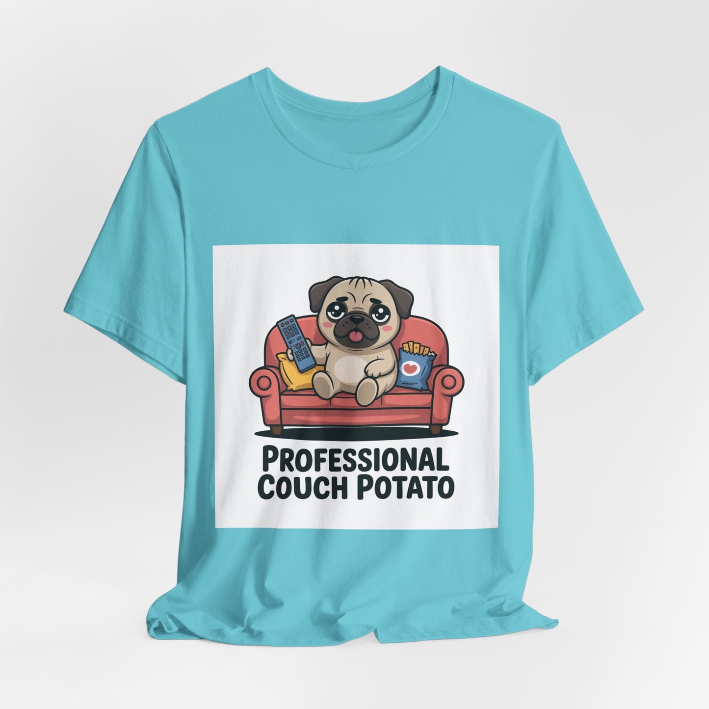 Professional Couch Potato - Funny Pug T-Shirt for Dog Lovers
