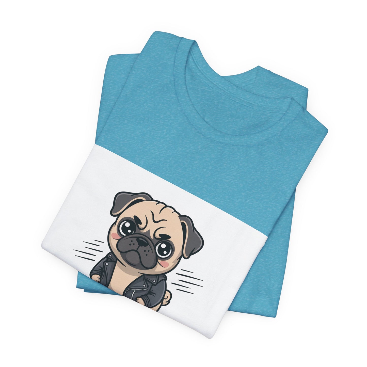 Born To Wiggle Forced To Walk - Funny Pug T-Shirt for Dog Lovers