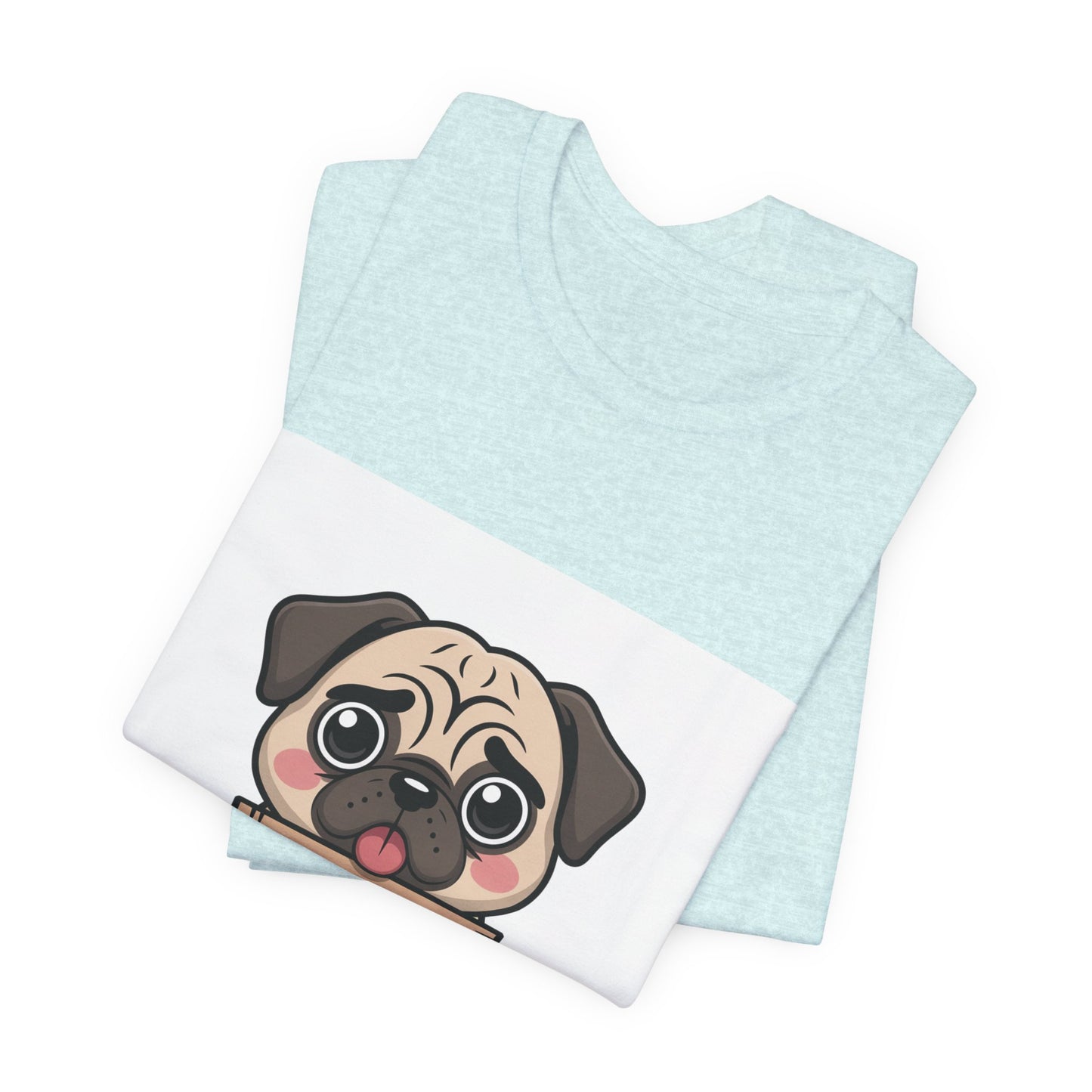 Will Work For Treats - Funny Pug T-Shirt for Dog Lovers