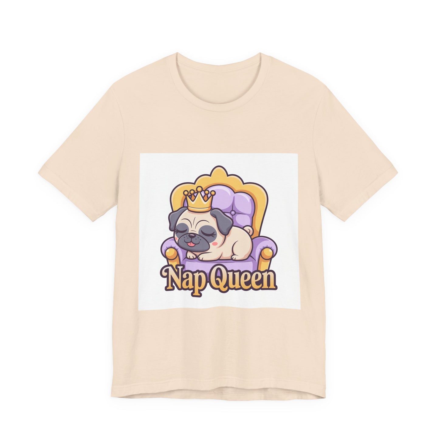 Nap Queen - Funny Pug T-Shirt for Dog Lovers