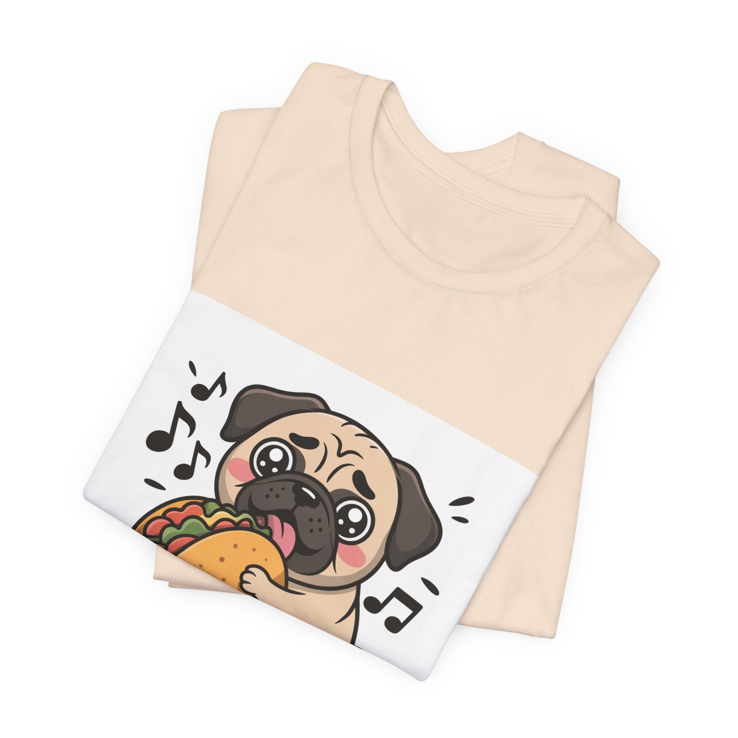 Inhale Tacos Exhale Snorts - Funny Pug T-Shirt for Dog Lovers