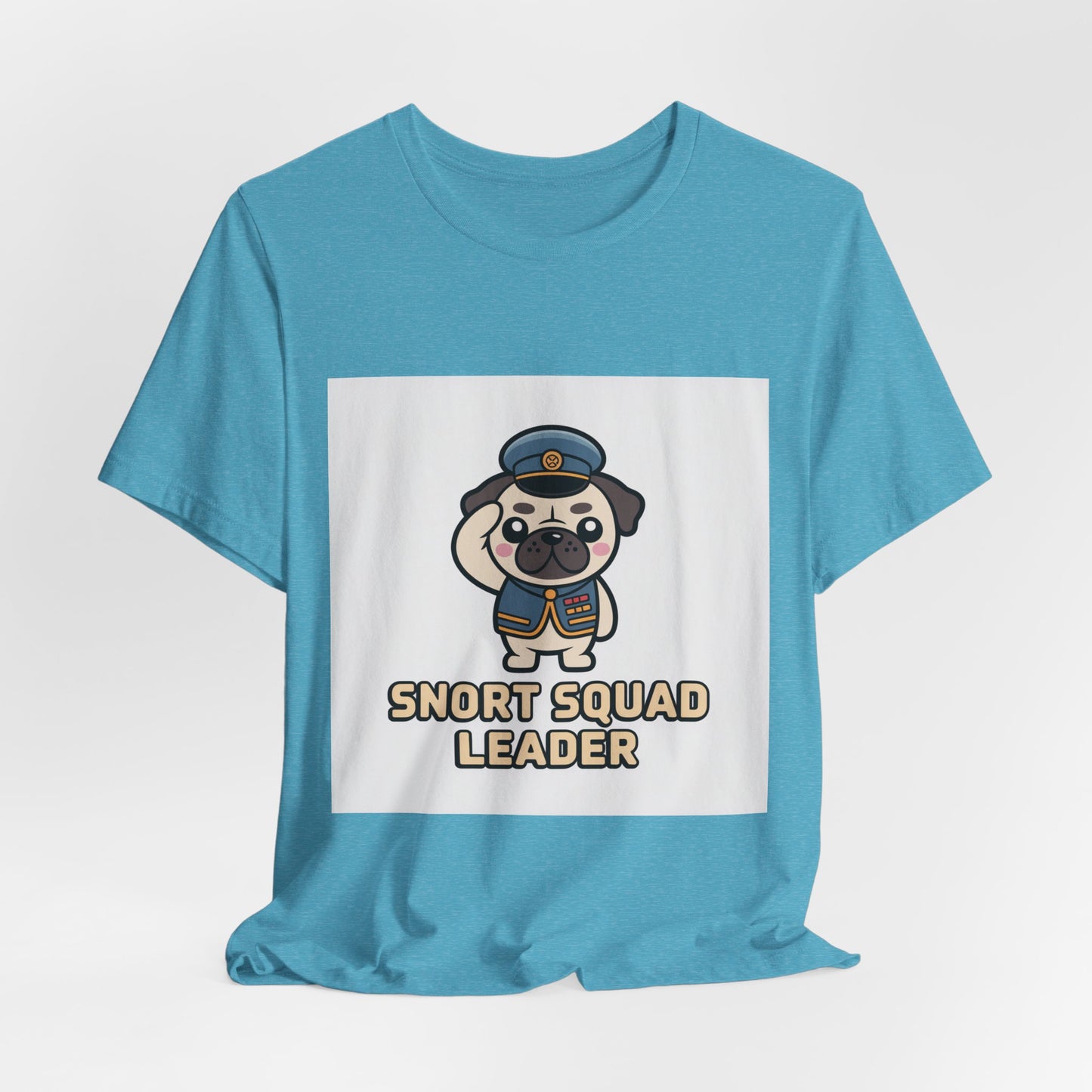 Snort Squad Leader - Funny Pug T-Shirt for Dog Lovers