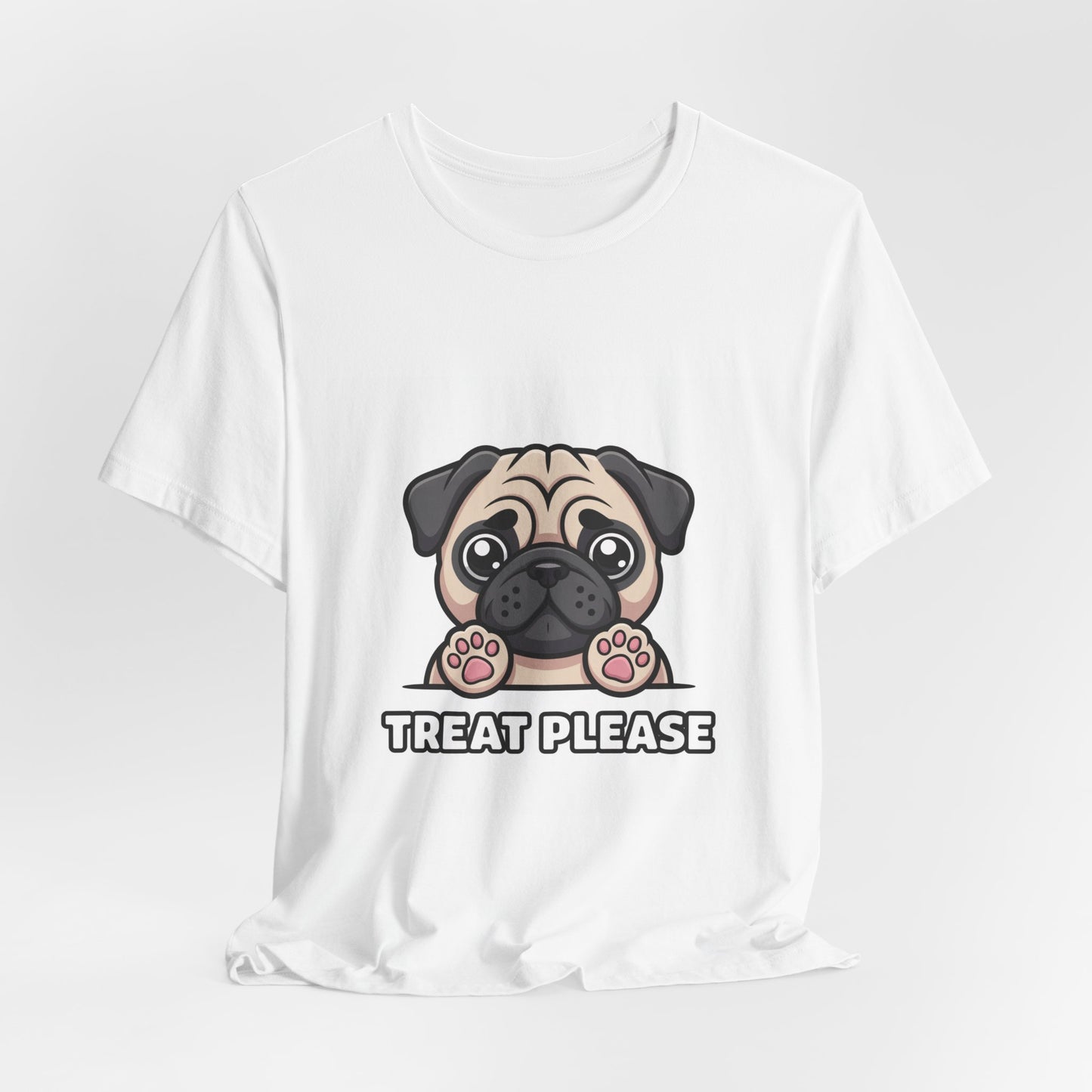 Treat Please - Funny Pug T-Shirt for Dog Lovers