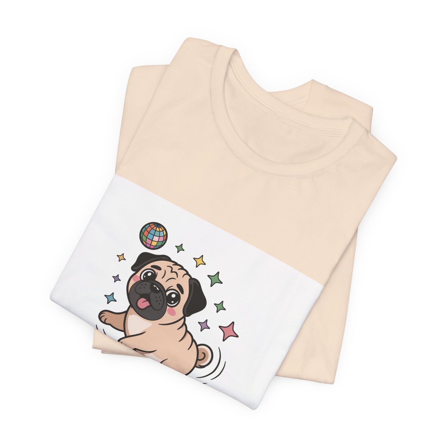 Can't Stop Won't Stop Wiggling - Funny Pug T-Shirt for Dog Lovers