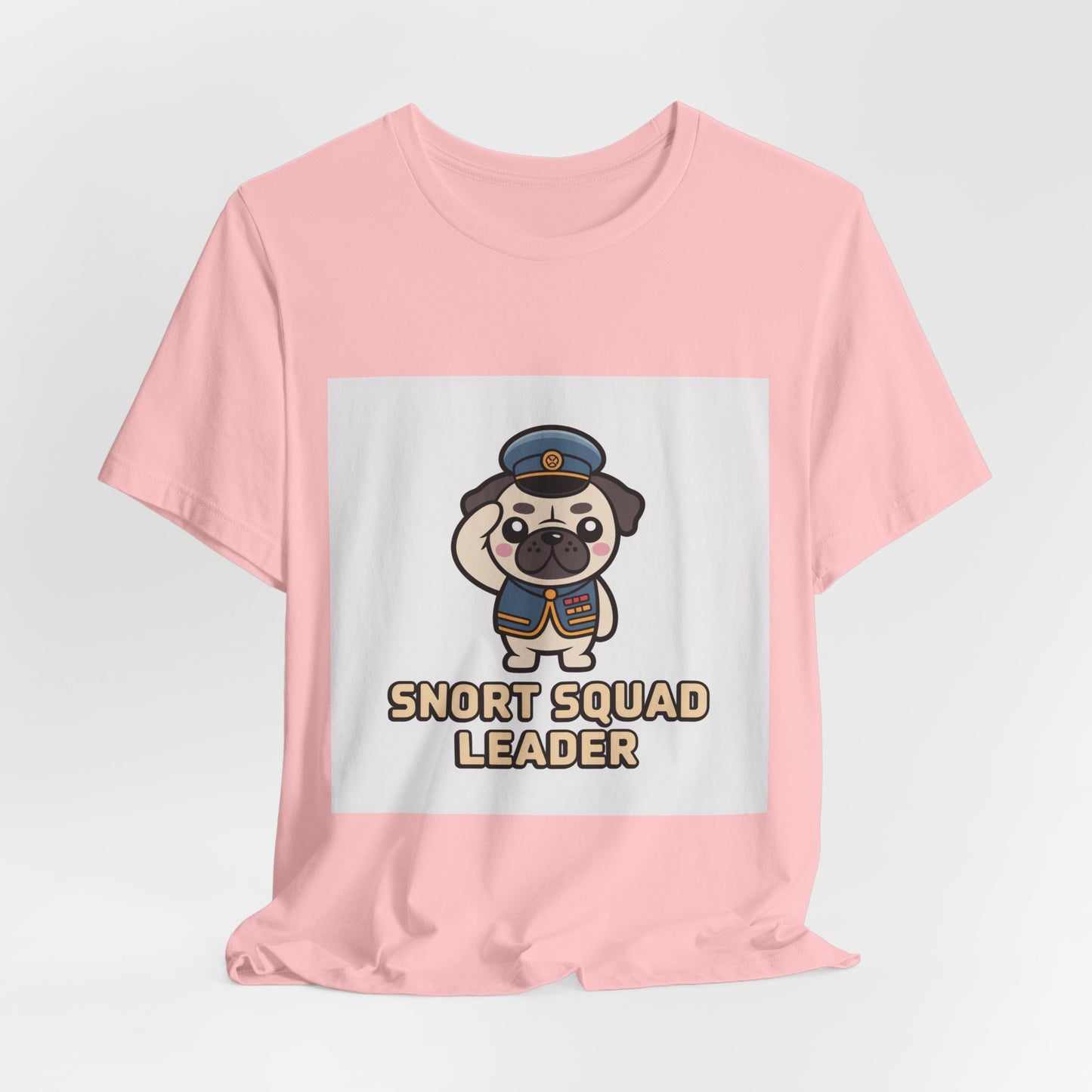Snort Squad Leader - Funny Pug T-Shirt for Dog Lovers