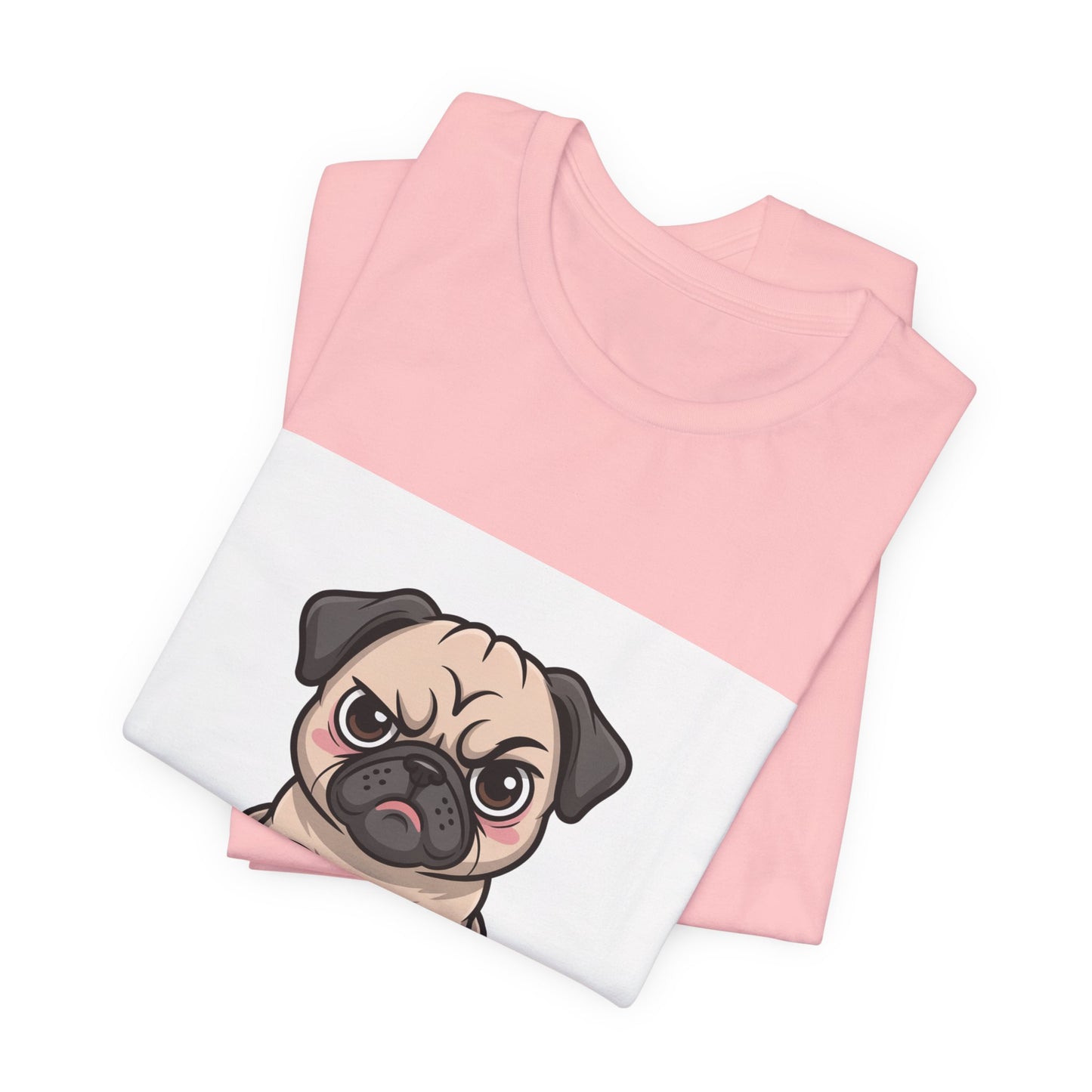 Resting Pug Face - Funny Pug T-Shirt for Dog Lovers