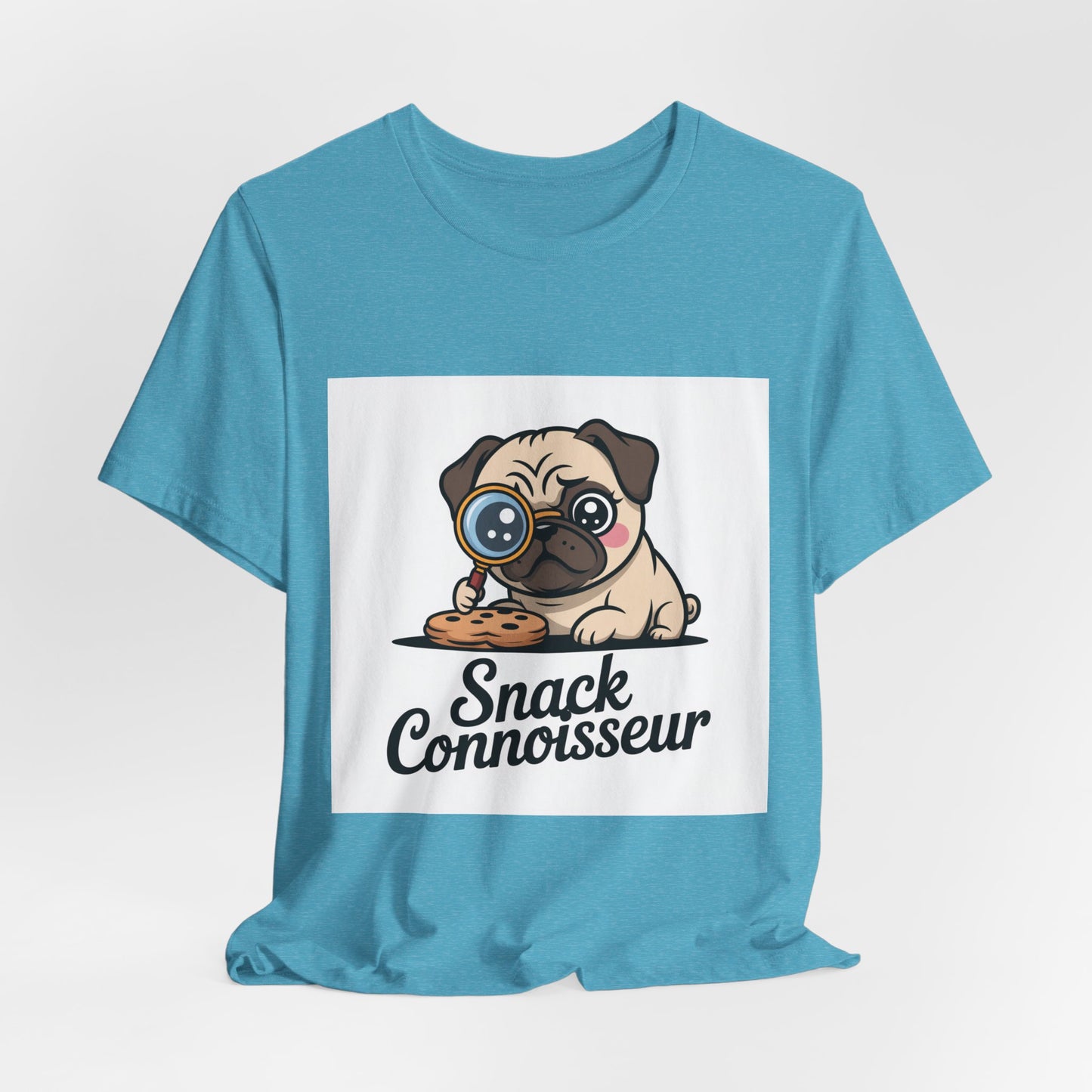 Snack Connoisseur - Funny Pug T-Shirt for Dog Lovers