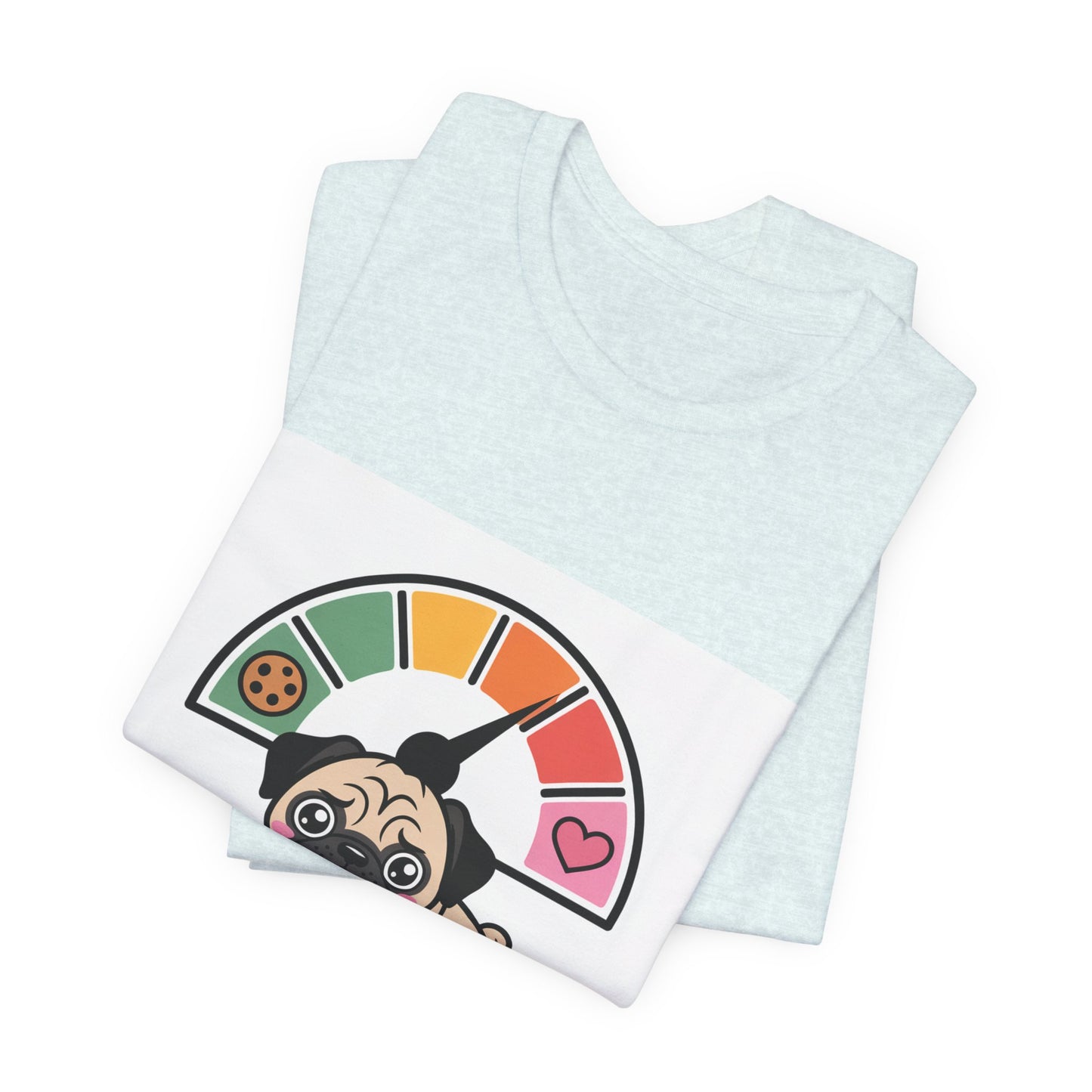 Fueled By Snacks And Cuddles - Funny Pug T-Shirt for Dog Lovers