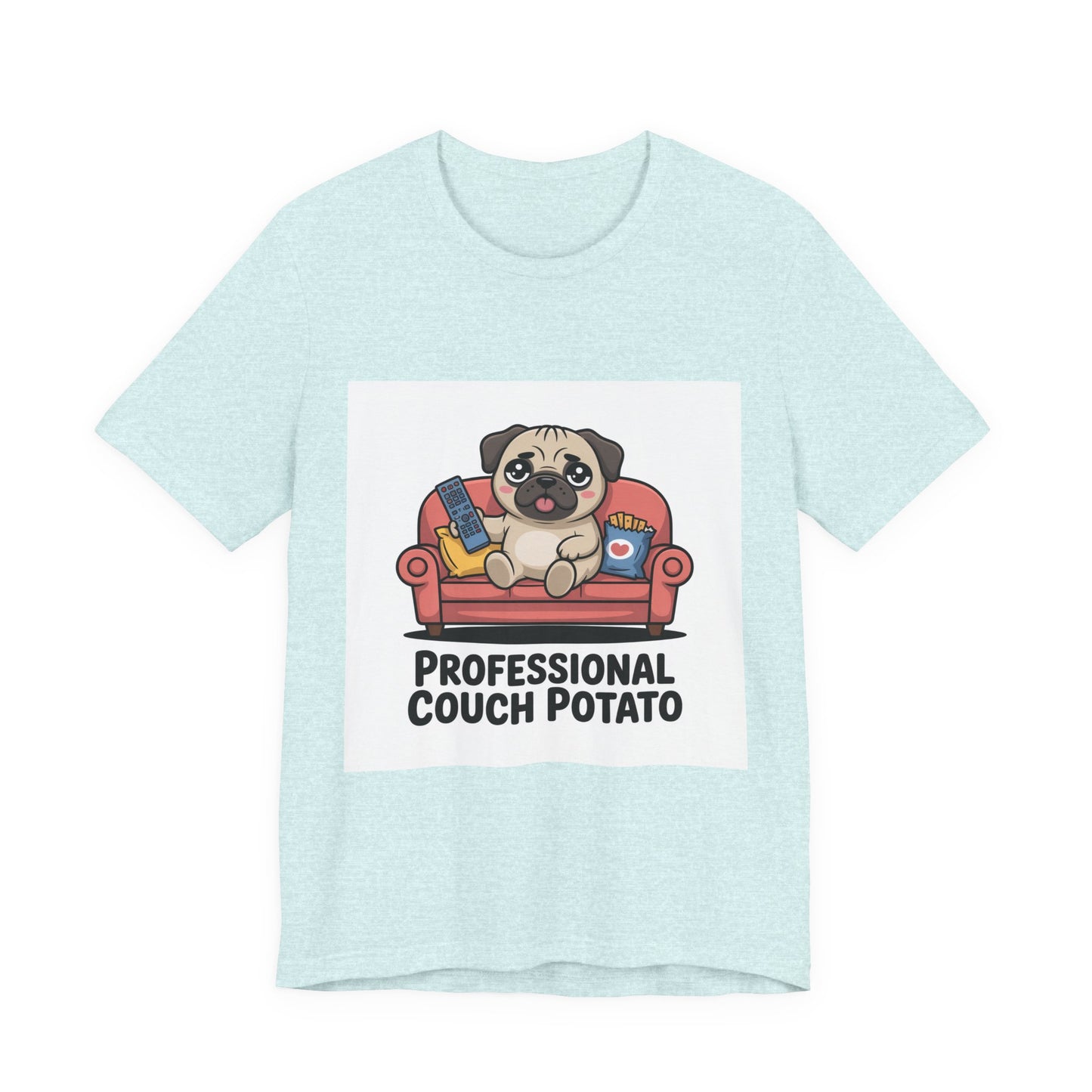 Professional Couch Potato - Funny Pug T-Shirt for Dog Lovers