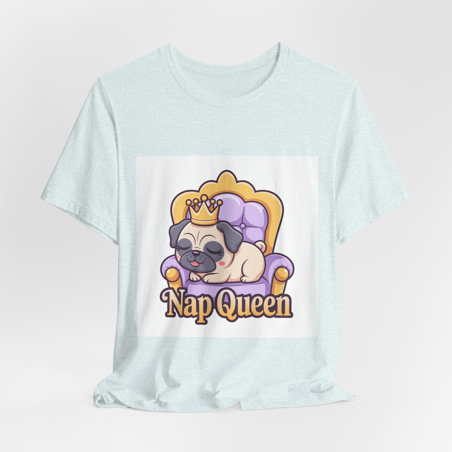 Nap Queen - Funny Pug T-Shirt for Dog Lovers