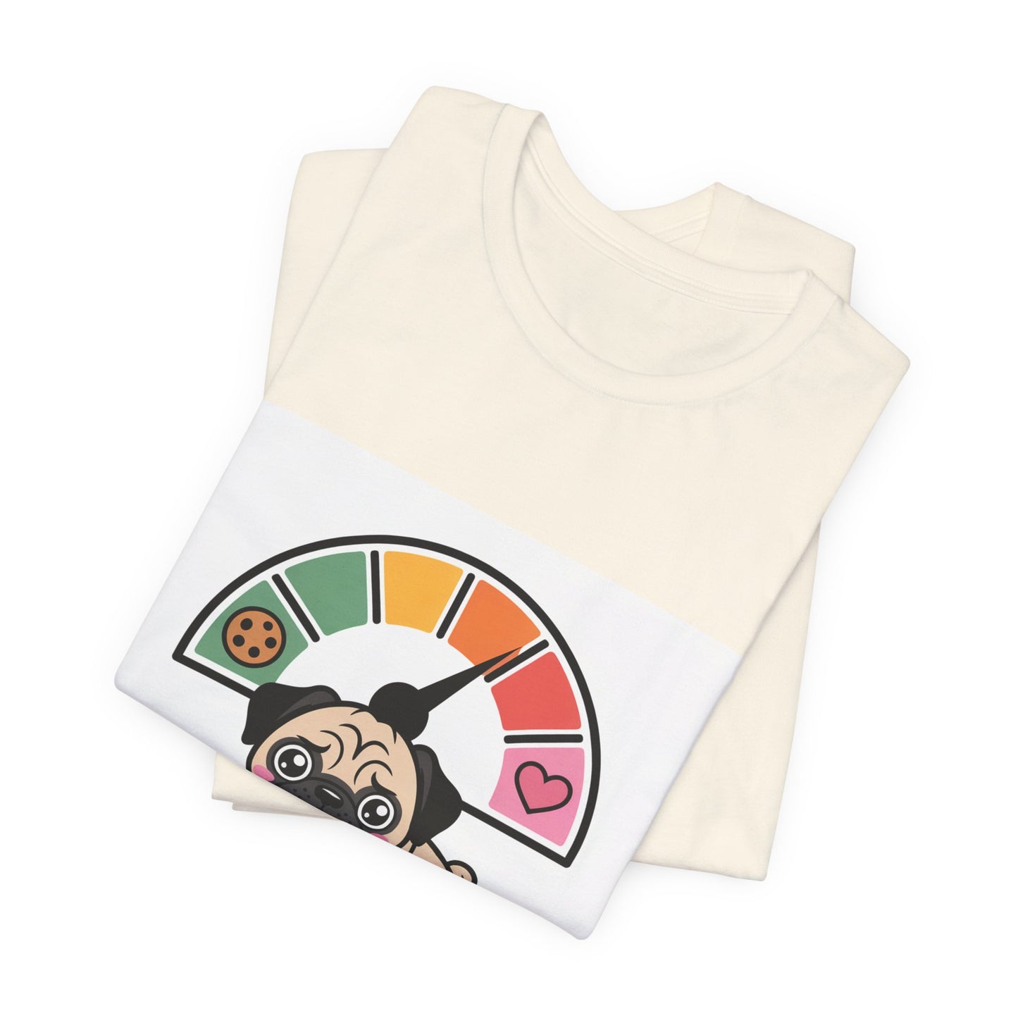 Fueled By Snacks And Cuddles - Funny Pug T-Shirt for Dog Lovers