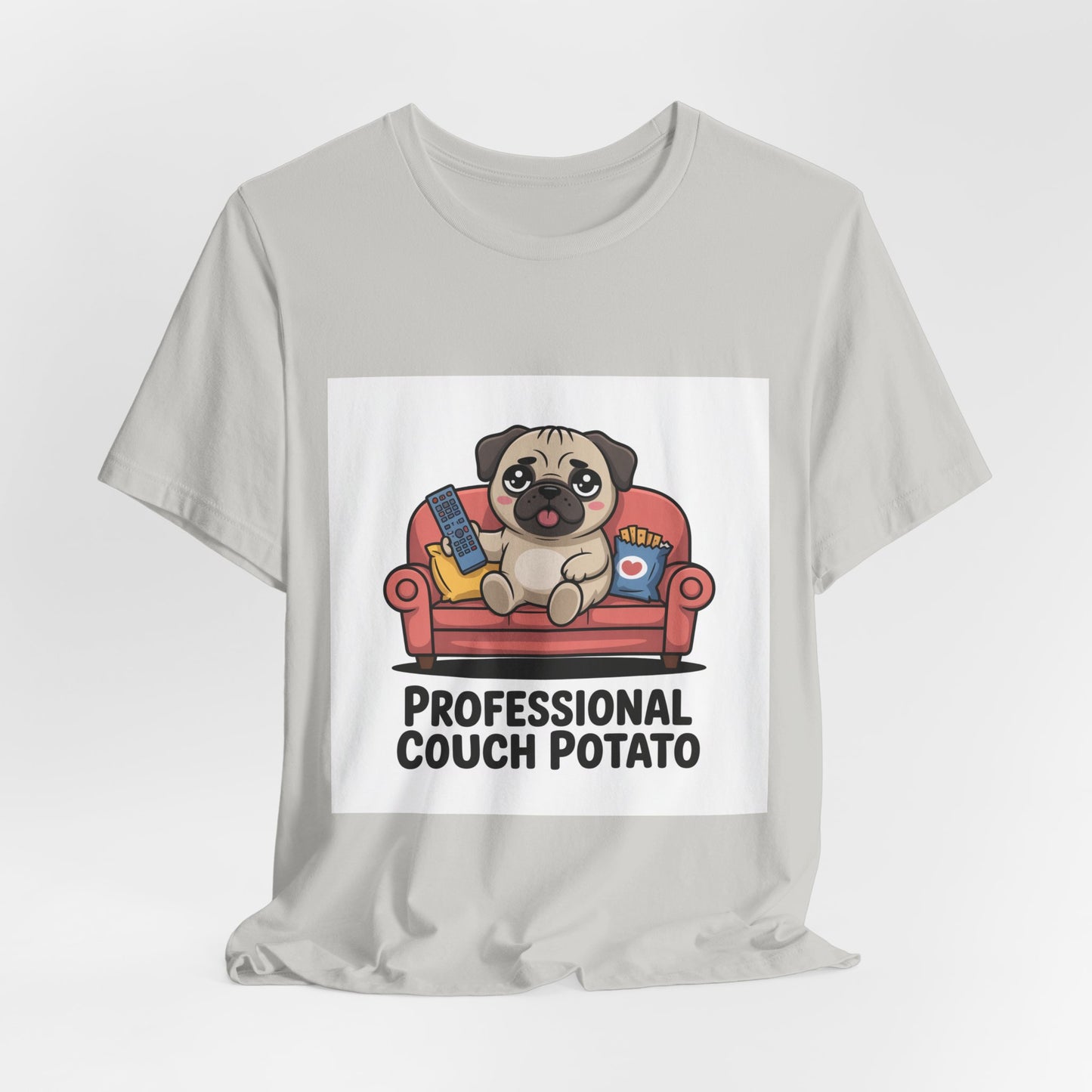 Professional Couch Potato - Funny Pug T-Shirt for Dog Lovers