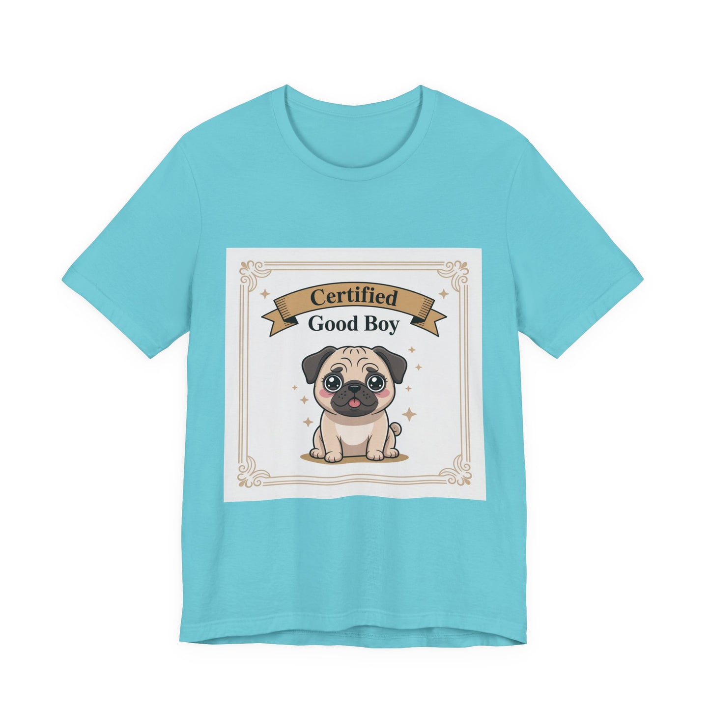 Certified Good Boy - Funny Pug T-Shirt for Dog Lovers