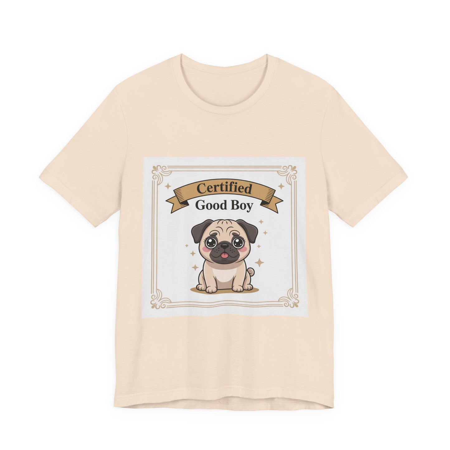 Certified Good Boy - Funny Pug T-Shirt for Dog Lovers