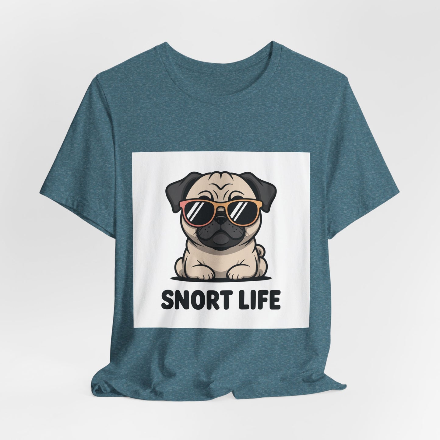 Snort Life - Funny Pug T-Shirt for Dog Lovers