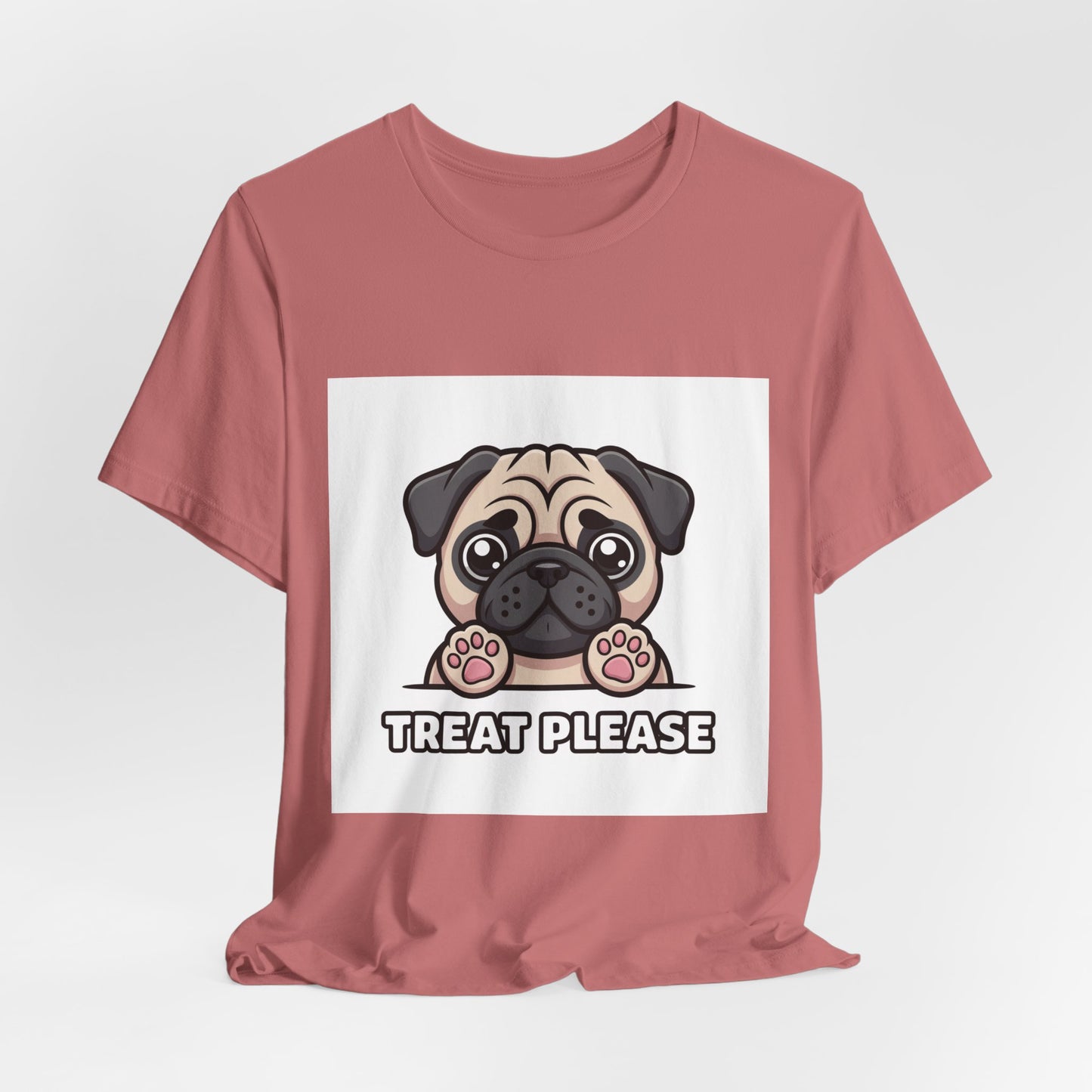 Treat Please - Funny Pug T-Shirt for Dog Lovers