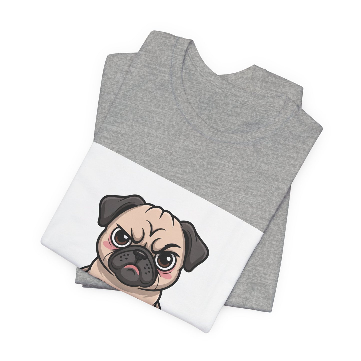 Resting Pug Face - Funny Pug T-Shirt for Dog Lovers