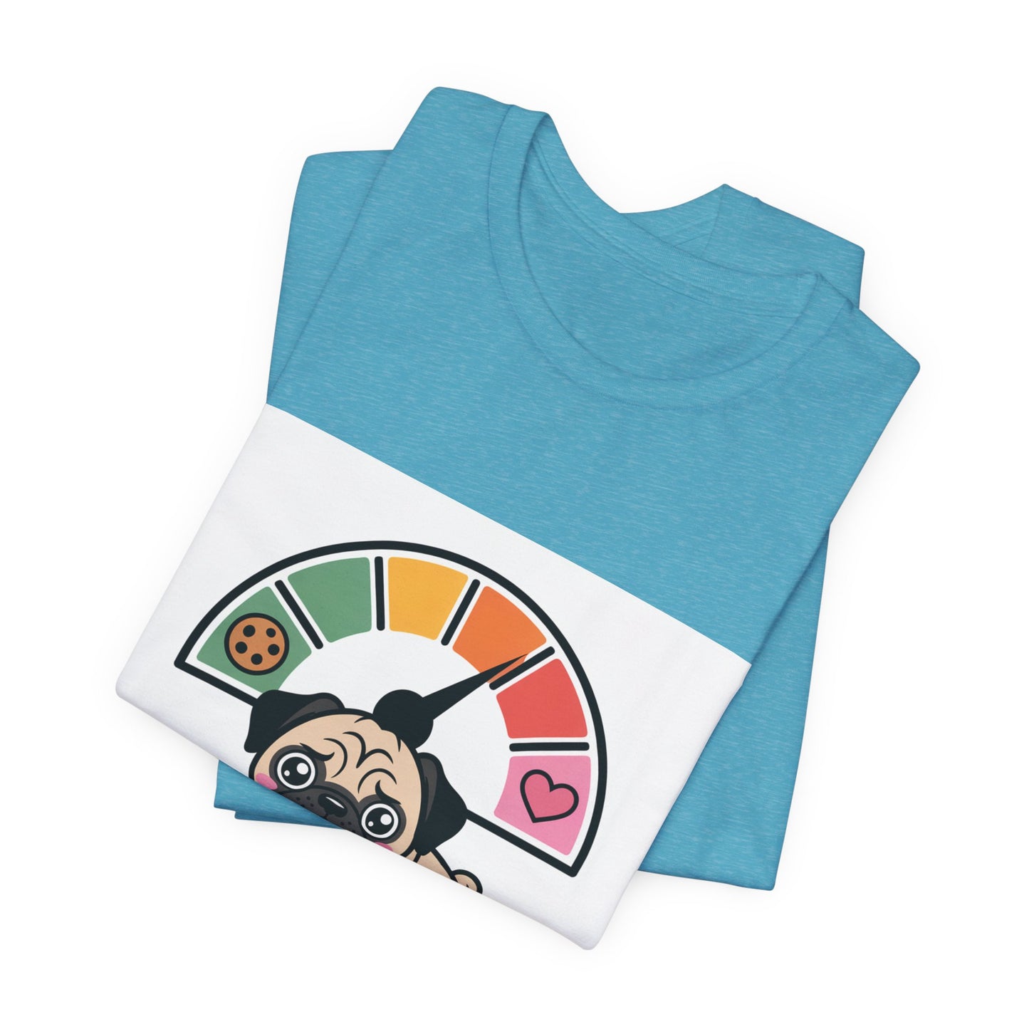 Fueled By Snacks And Cuddles - Funny Pug T-Shirt for Dog Lovers
