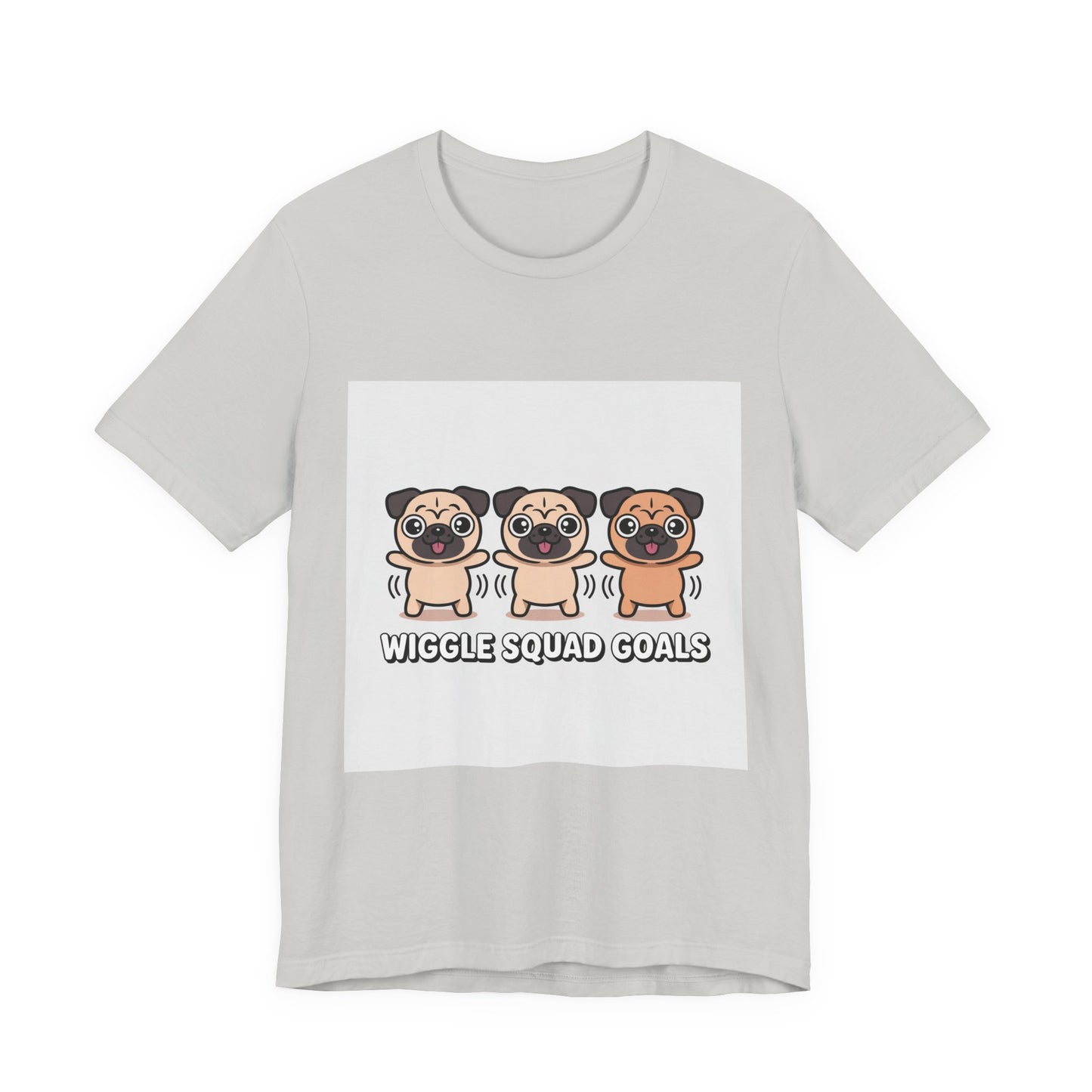 Wiggle Squad Goals - Funny Pug T-Shirt for Dog Lovers