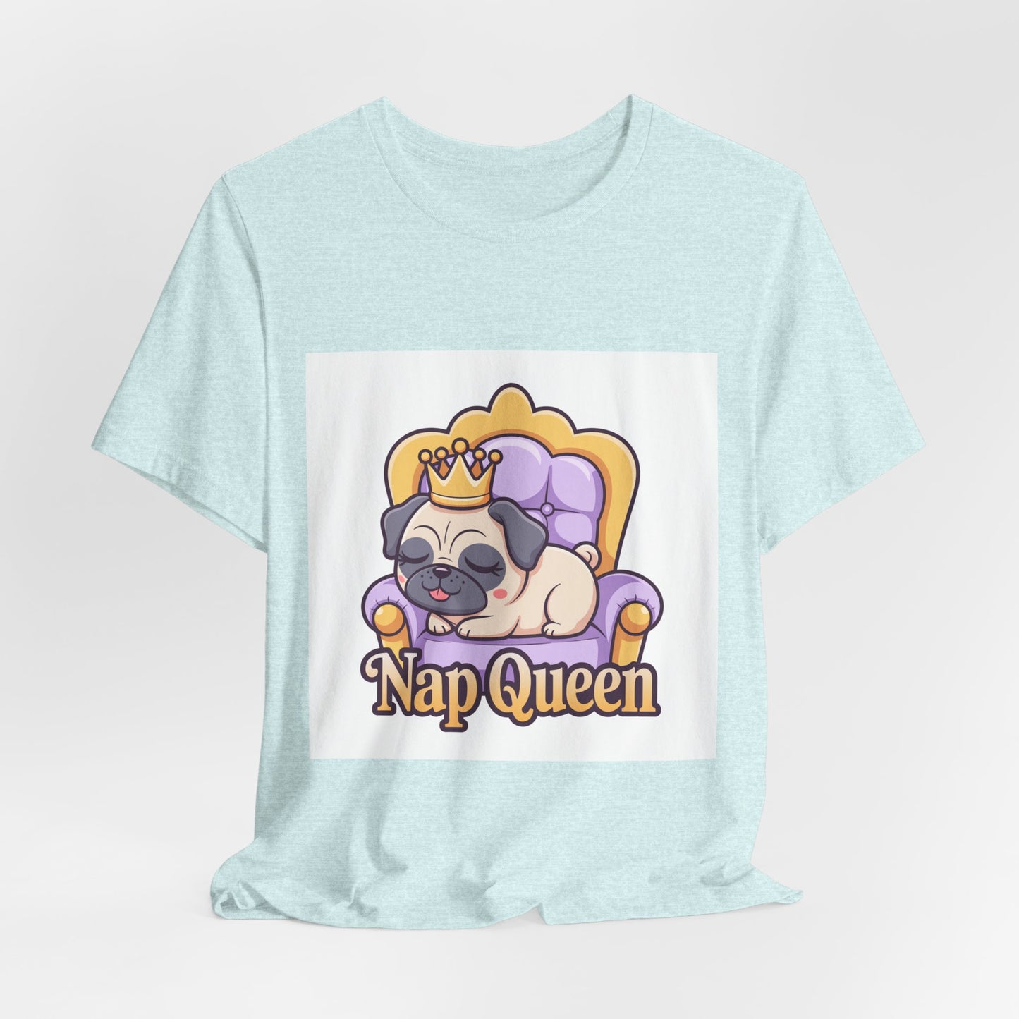 Nap Queen - Funny Pug T-Shirt for Dog Lovers