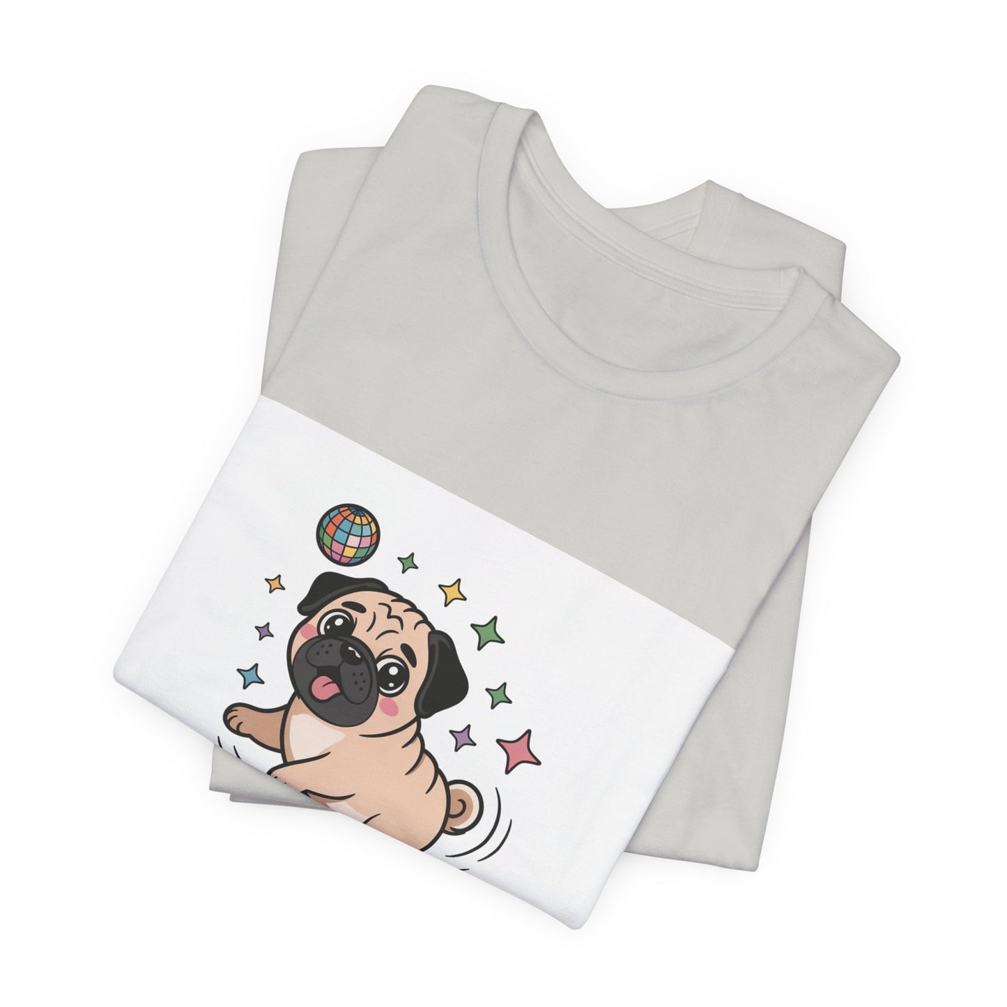 Can't Stop Won't Stop Wiggling - Funny Pug T-Shirt for Dog Lovers
