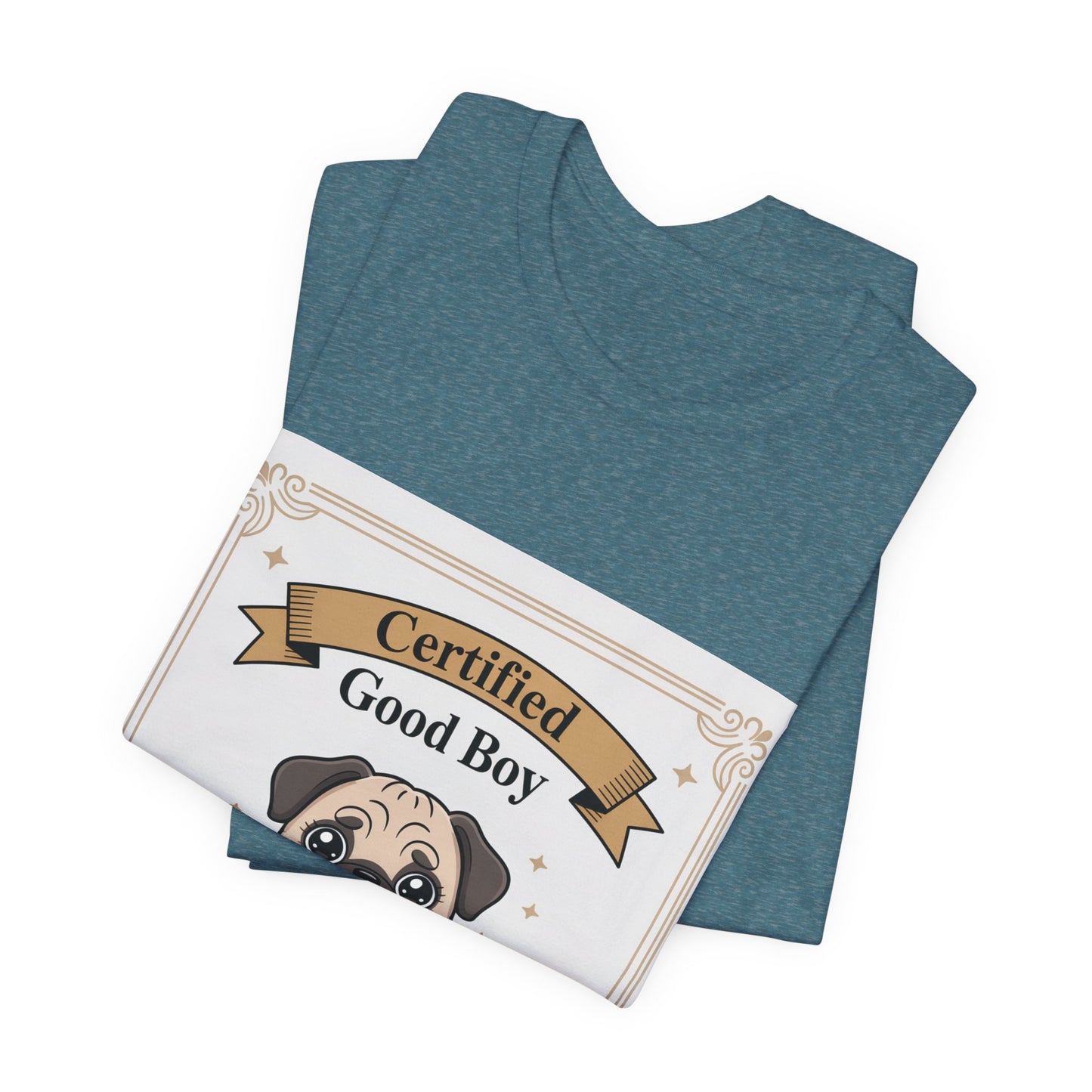 Certified Good Boy - Funny Pug T-Shirt for Dog Lovers