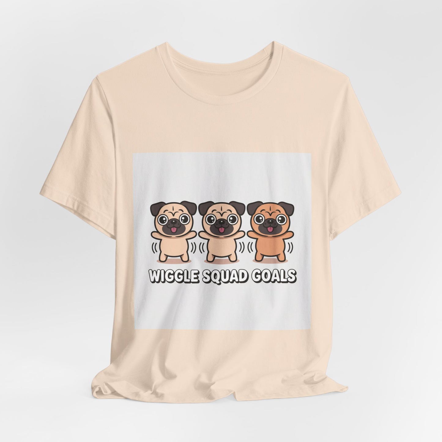Wiggle Squad Goals - Funny Pug T-Shirt for Dog Lovers