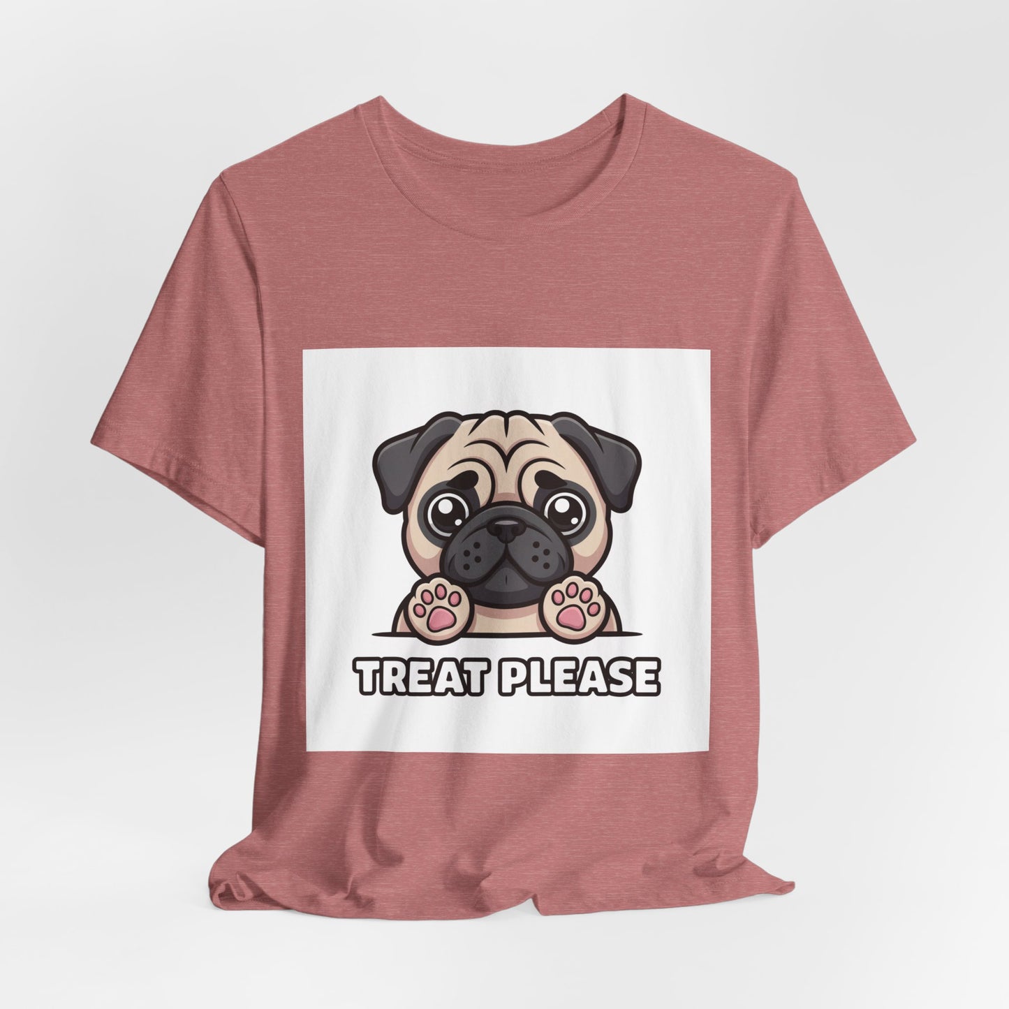 Treat Please - Funny Pug T-Shirt for Dog Lovers