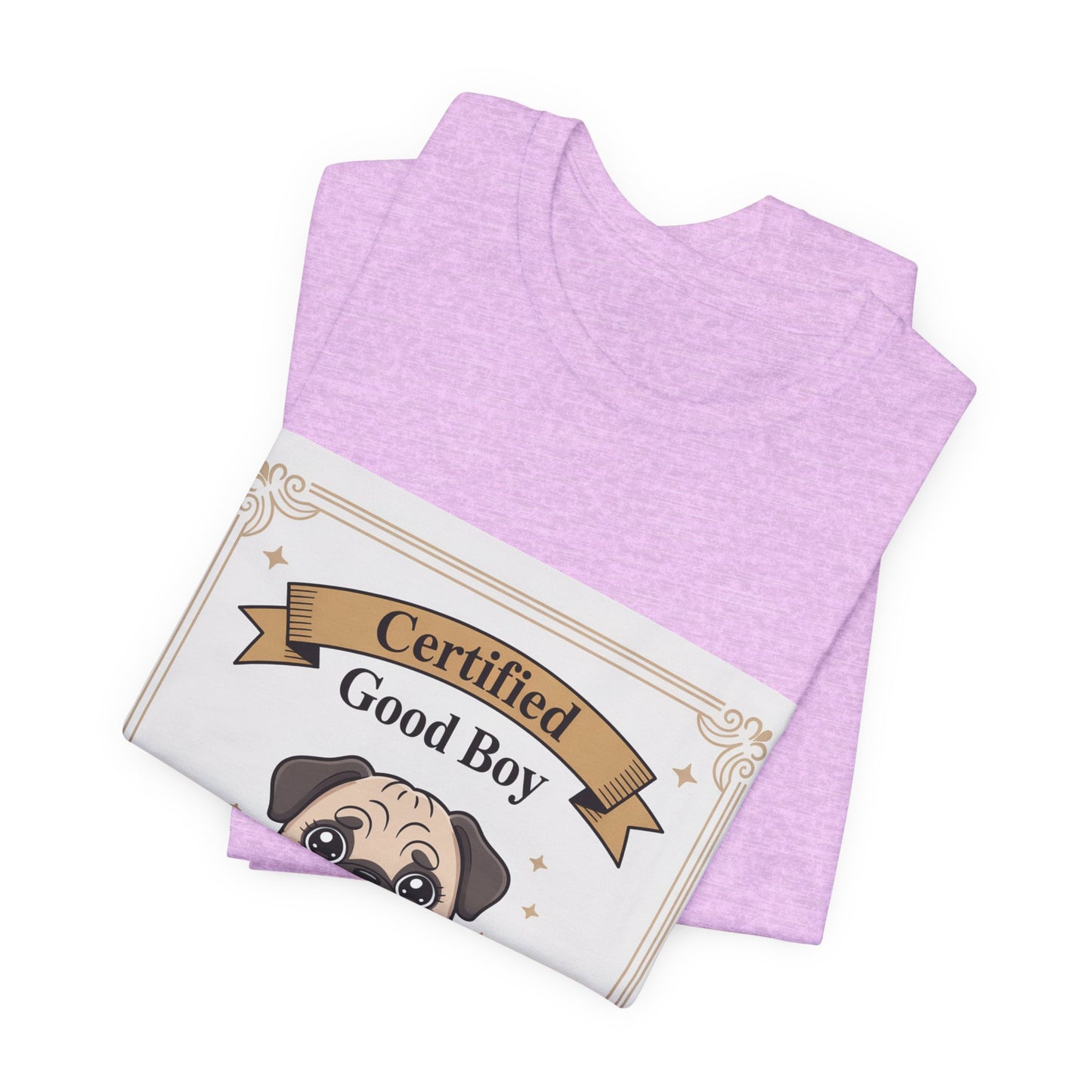 Certified Good Boy - Funny Pug T-Shirt for Dog Lovers